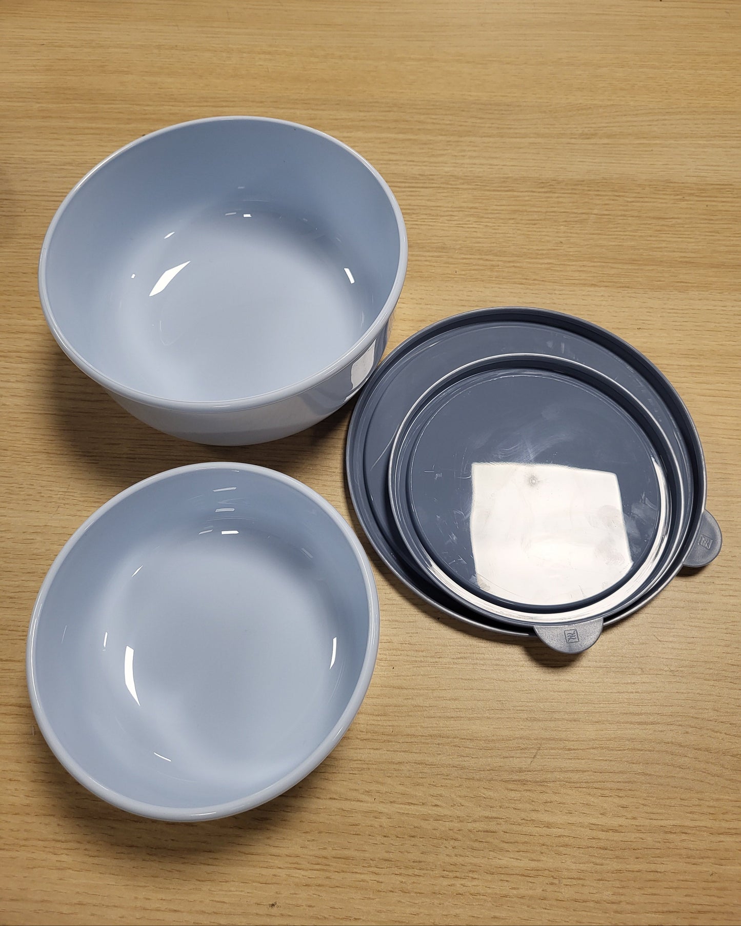 214961 - MEPAL Set enësh gatimi me mikrovalë Lumina me 2 pjesë - Enë për ruajtjen e ushqimit me kapakë - 750 + 1500 ml