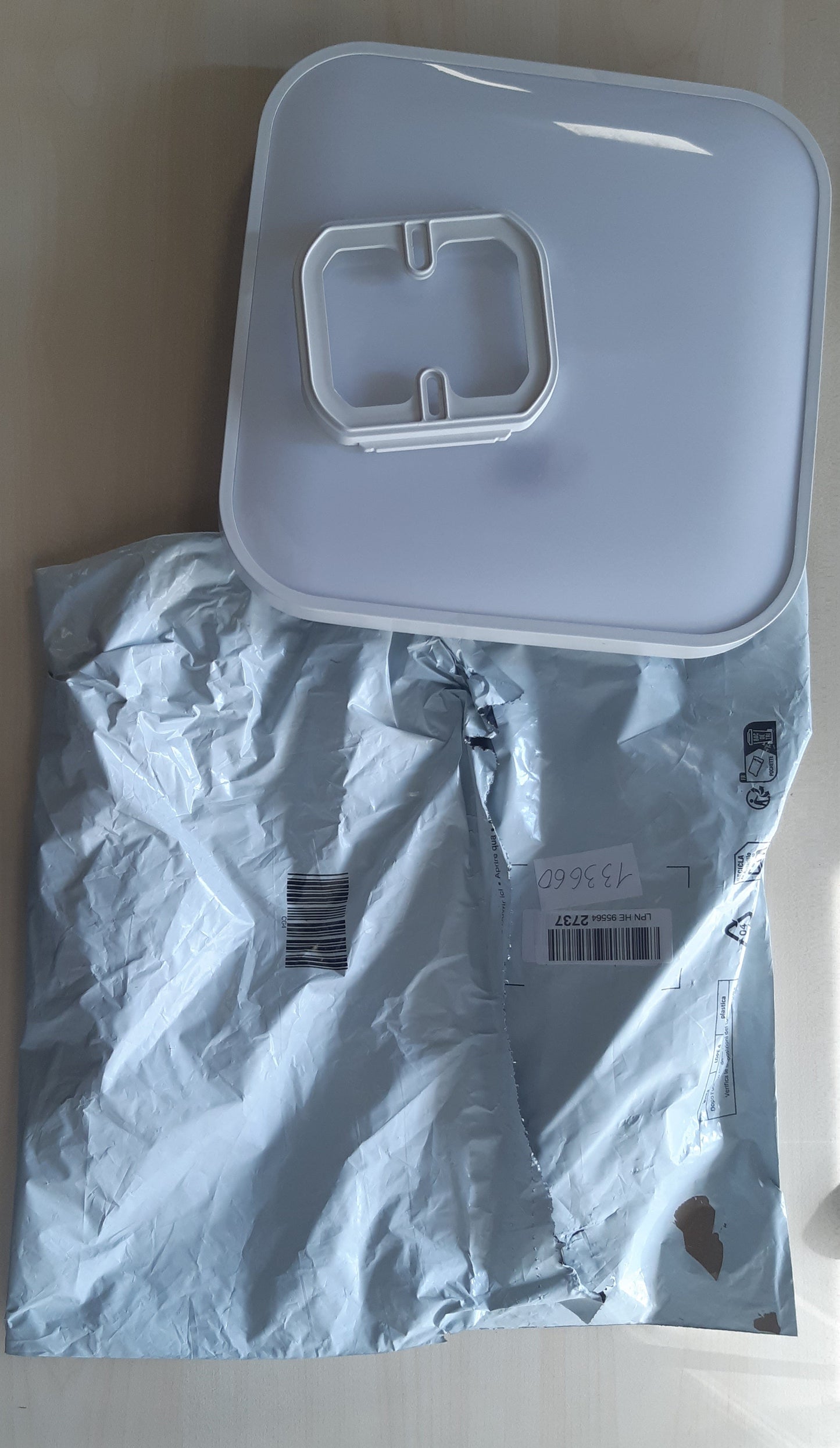 133660 - ZMH - Llambë LED për Tavan, për Dhomë Gjumi, Kuzhinë, Banjë, 27cm, e Bardhë e Ngrohtë, IP44