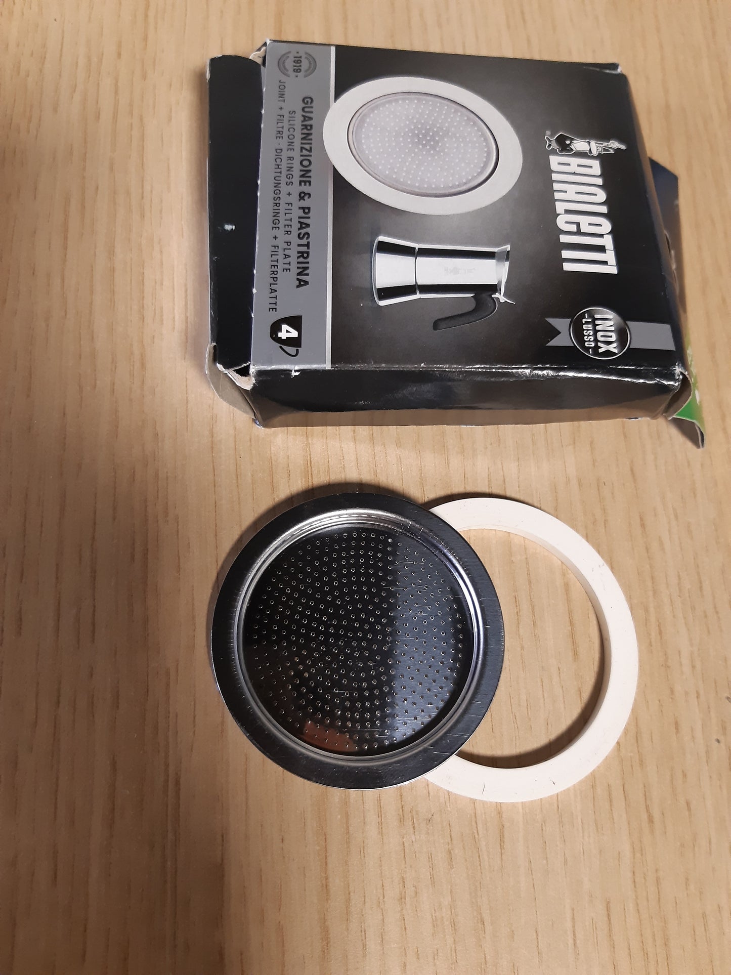 216074 - VIOKS Set 1x Unazë Vulosëse dhe 1x Filtër Zëvendësues 63 mm për Makinën e Kafesë Espresso Biаletti