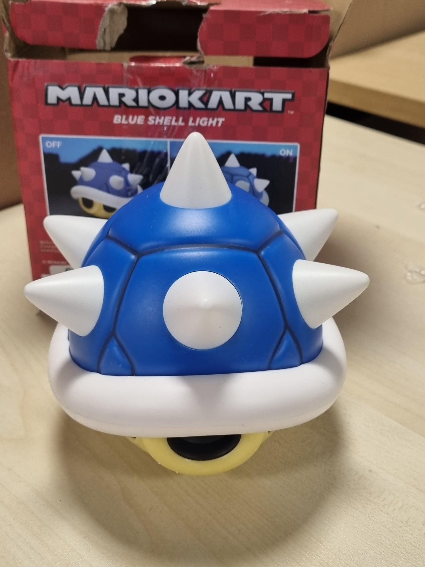 222885 - PALADONE Dritë Blu me Skelet Super Mario me Zë, Dekor për Shtëpi, Mallra Nintendo të Autorizuara