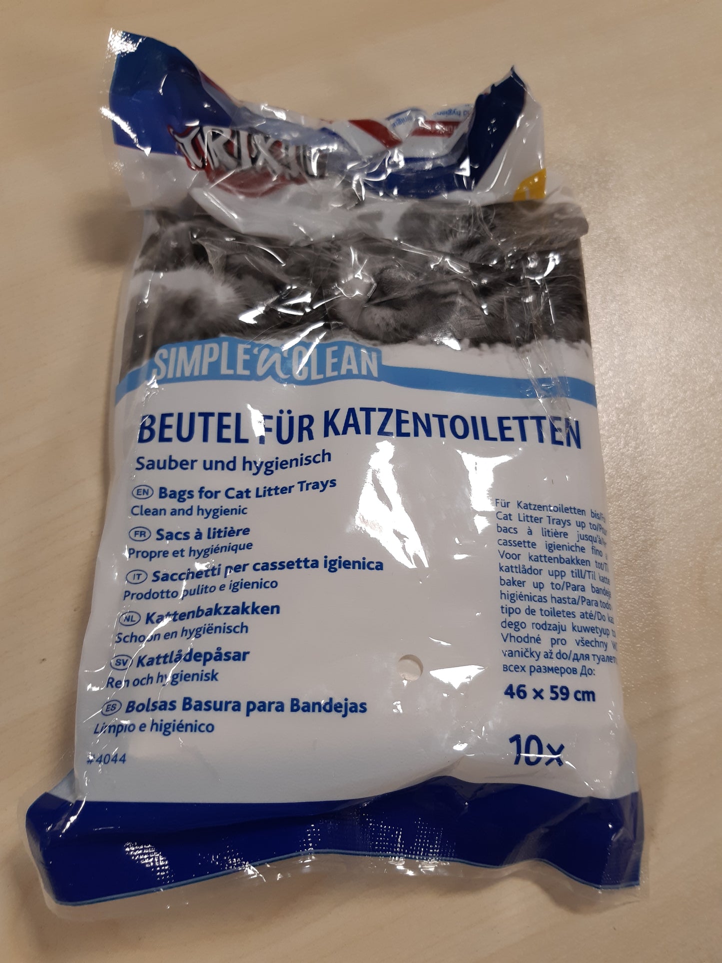 220694 - TRIXIE QESE PËR MBETURINA MACESH, DERI NË 46 Ø - 59 CM, 10 COPË, T4044