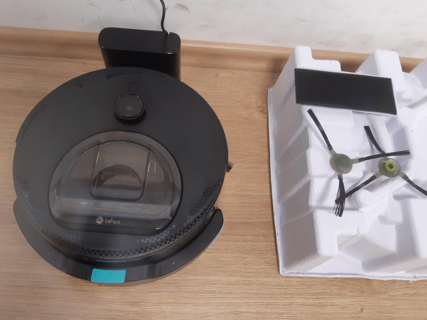 260059 - LEFANT Fshesë me korrent dhe mop robotik M330 Pro, hartëzim 3-në-1, navigim dToF, 5000Pa, 150 min, shmangie pengesash PSD 190°, WiFi/Alexa 2.4GHz dhe 5GHz