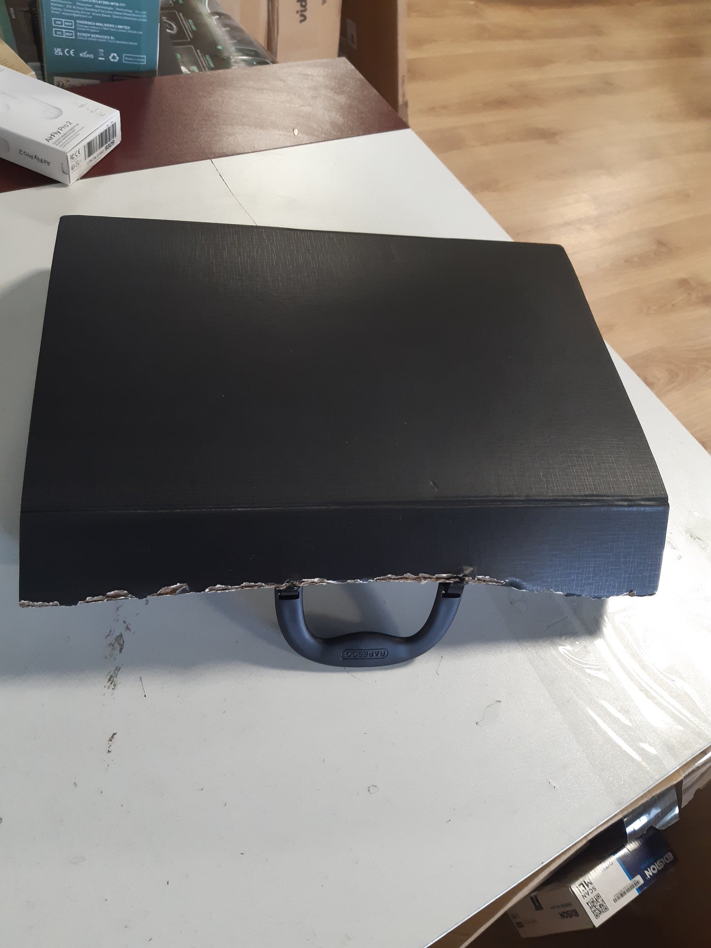 268852 - Rapesco Kabinet arkivimi 1555 me 19 ndarje dhe dorezë, A4+, ngjyrë e zezë