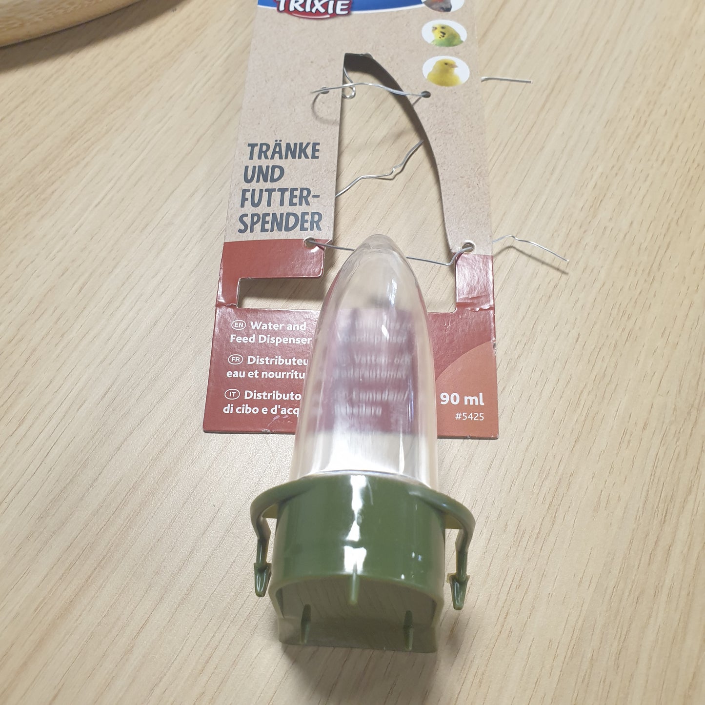 249052 - TRIXIE Dispensues për pirje dhe ushqyerje 5425, 90 ml, 12 cm, ngjyra të ndryshme