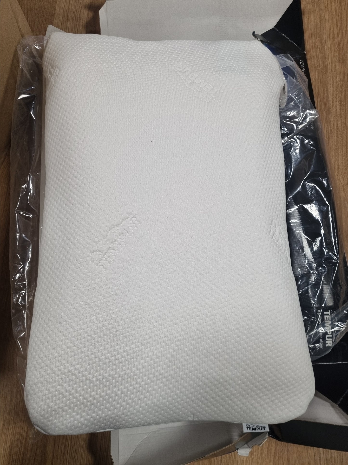 160655 - TEMPUR - Jastëk me Shkumë Memorieje Symphony, M (63x43x12.5cm), Mbështetës Ergonomik i Qafës për Fjetjen Me Shpinë ose Anash, Ndjesi e Fortë