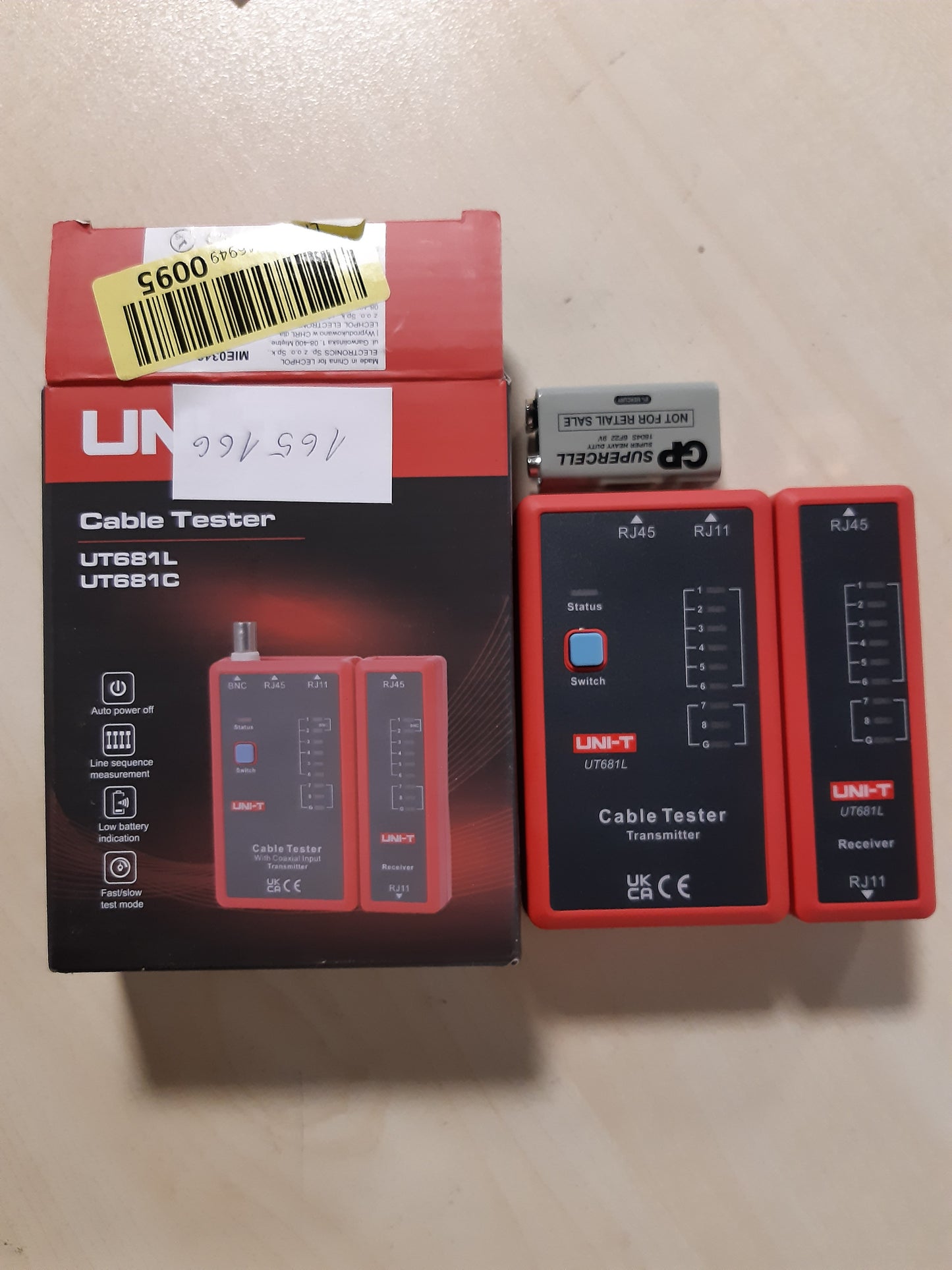 165166 - UNI-T UT681L Testues i Avancuar i Linjës Telefonike