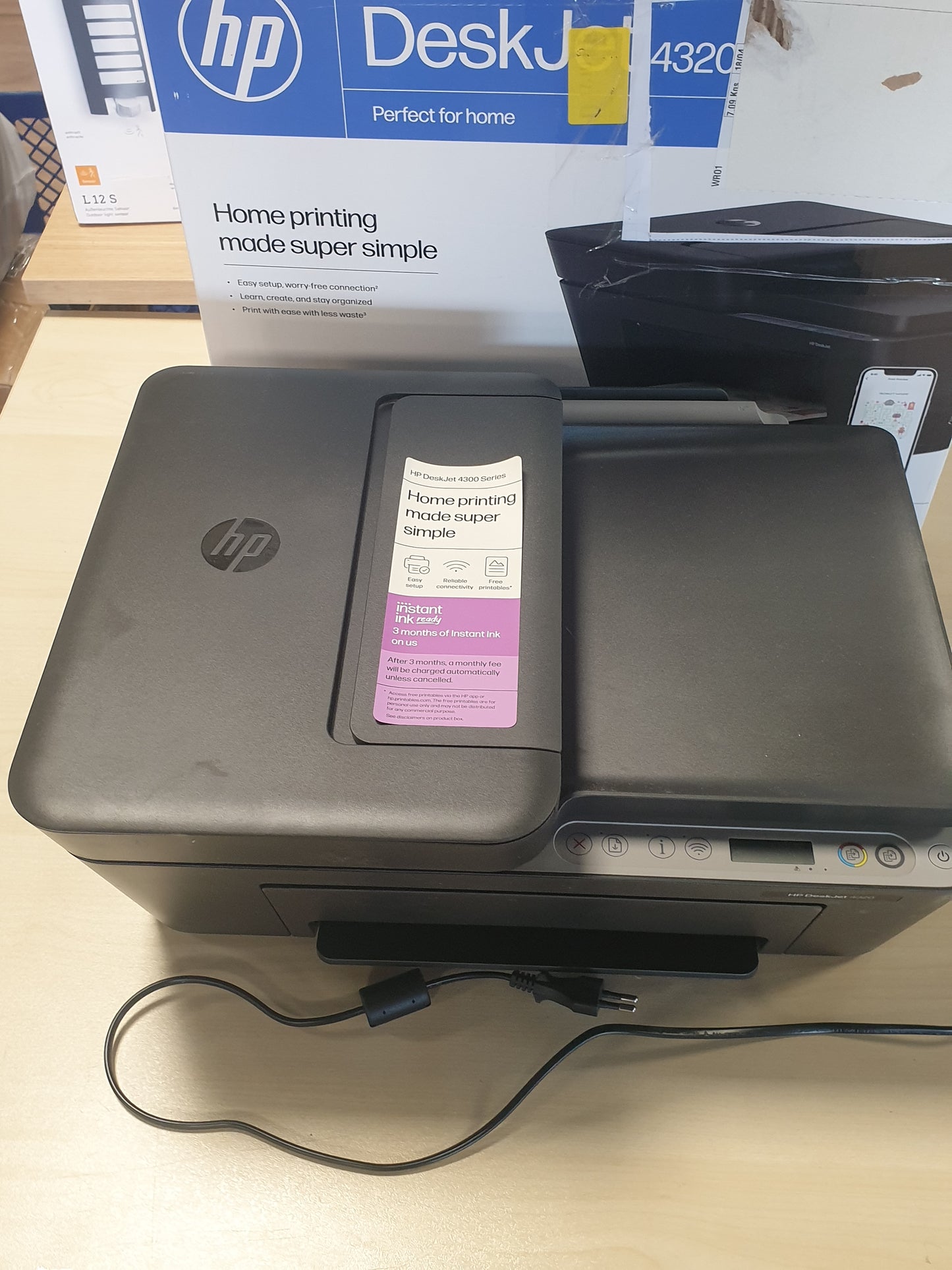 267741 - HP Printer shumëfunksional DeskJet 4320, 6 muaj printim falas, Wi-Fi, fishekë boje: 308/308e
