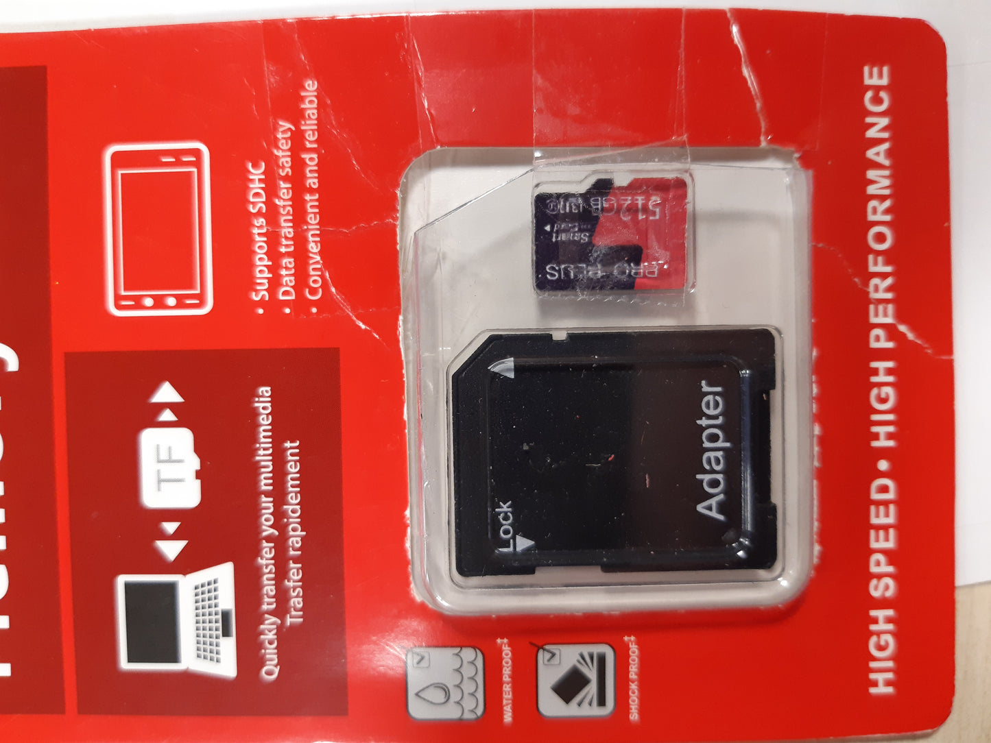 189202 - SANDISK Kartë MICRO SD 512GB, Klasa 10 me Shpejtësi të Lartë dhe Adaptor, Përshtatshme për Smartphone, Kamera Mbikëqyrëse, Tahograf, Tablet dhe Dron