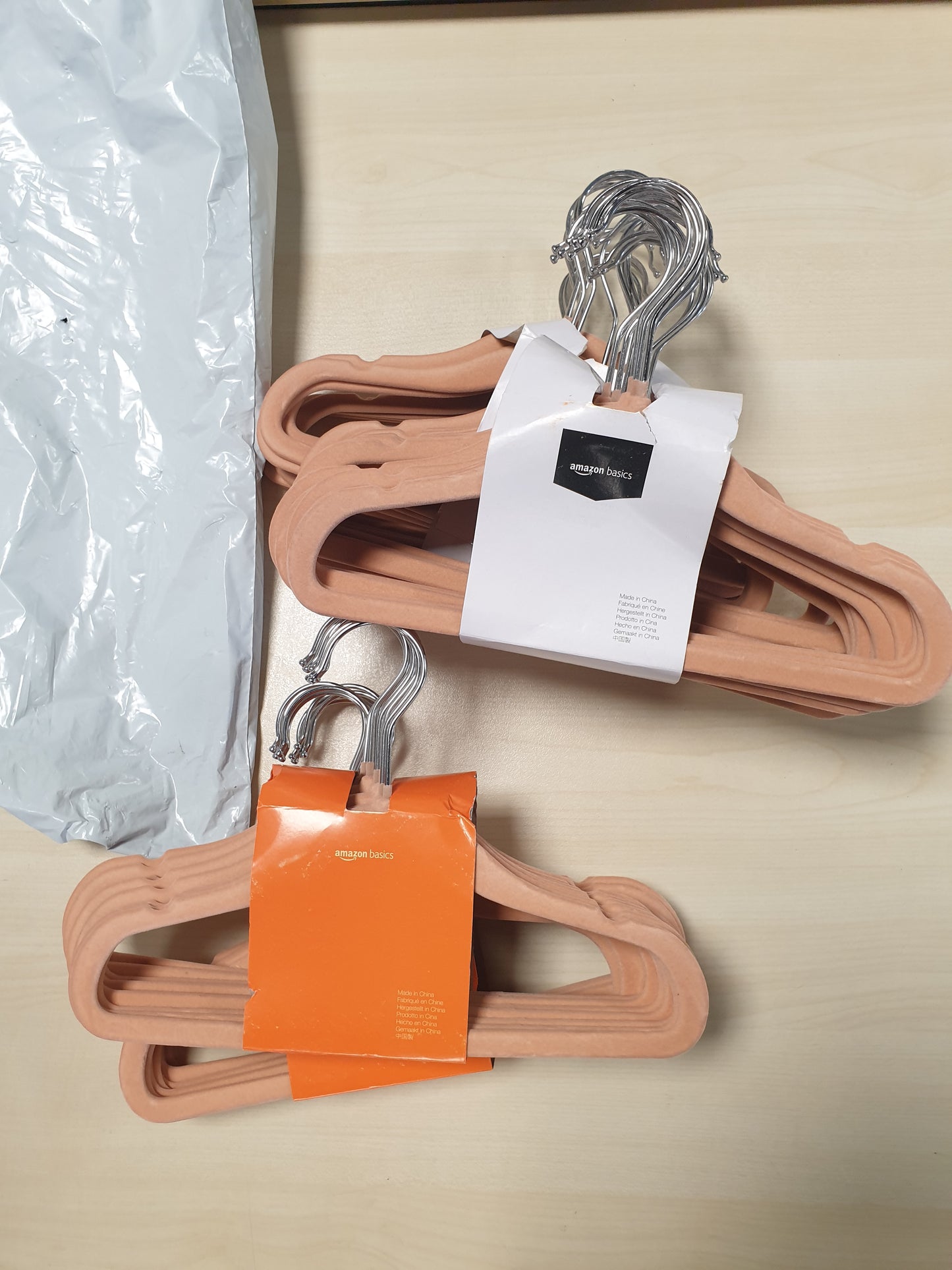 223195 - Amazon Basics Varëse kadifeje jo-rrëshqitëse për foshnje dhe fëmijë të vegjël, 29.5 cm, pako me 50 copë, rozë e zbehtë