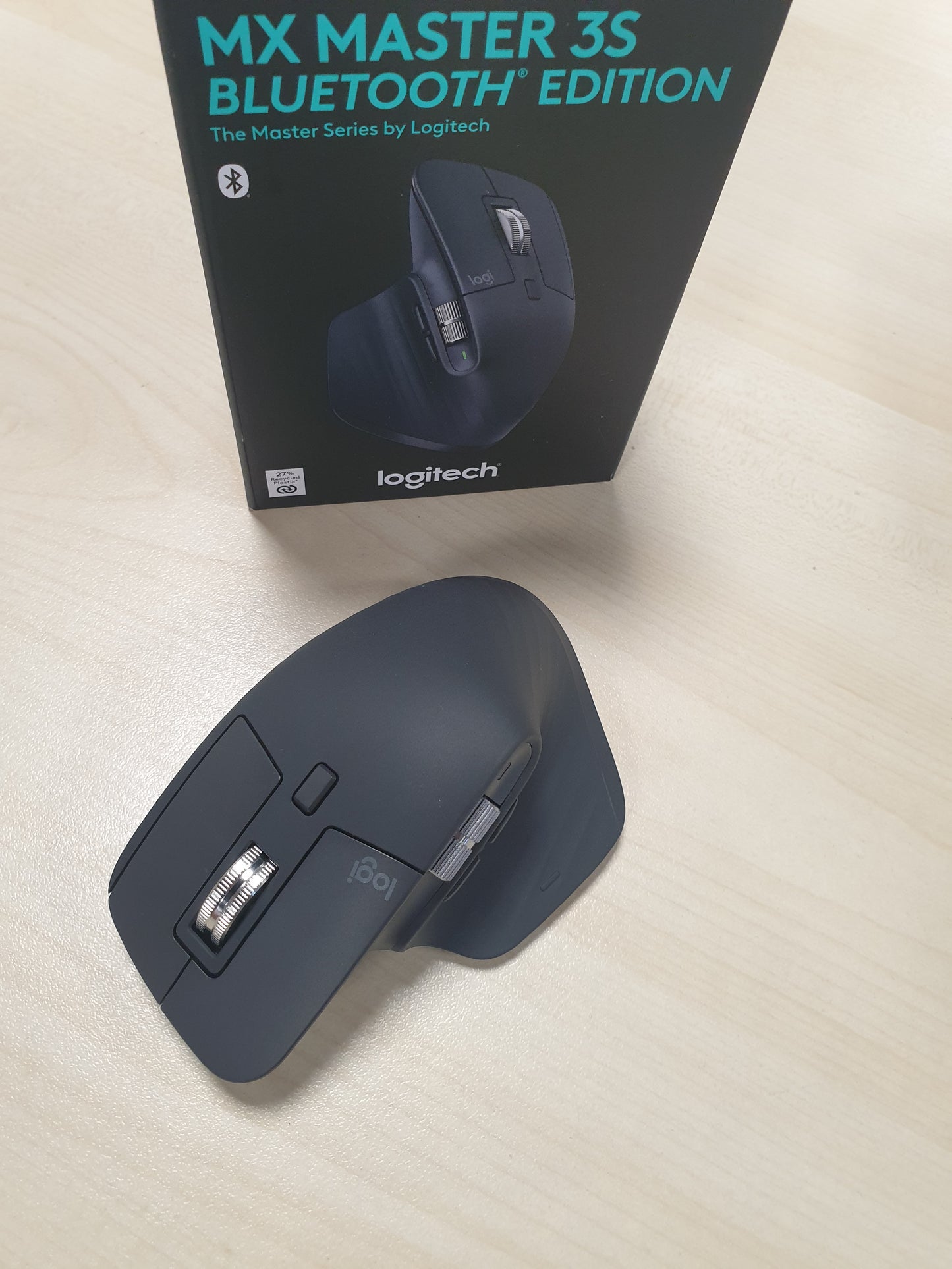 267728 - LOGITECH Maus pa tel MX Master 3S 2025, Bluetooth, 8K DPI, lëvizje ultra e shpejtë, dizajn ergonomik, gjurmim xhamash, Windows, Linux, Chrome - Grafit