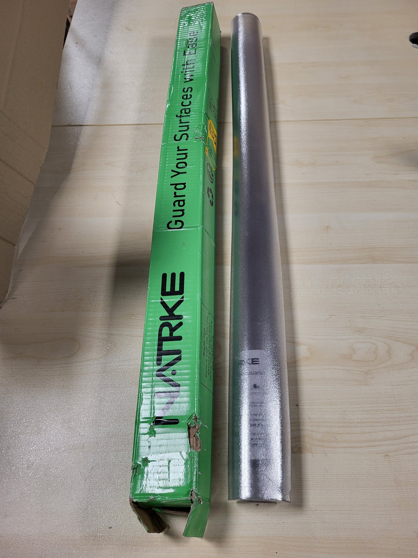 214351 - NATRKE Mbrojtës dyshemeje për karrige, PVC transparent, 92x122cm