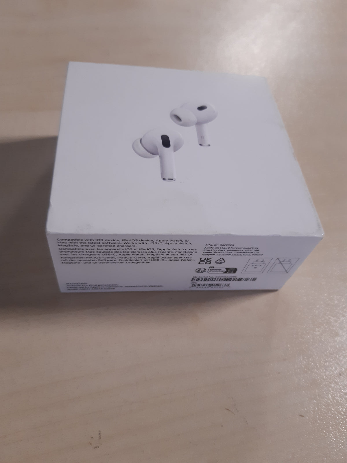 112659 - APPLE AirPods Pro (Gjenerata e 2-të) me Mbulesë MagSafe MTJV3ZM/A, Bluetooth 5.0