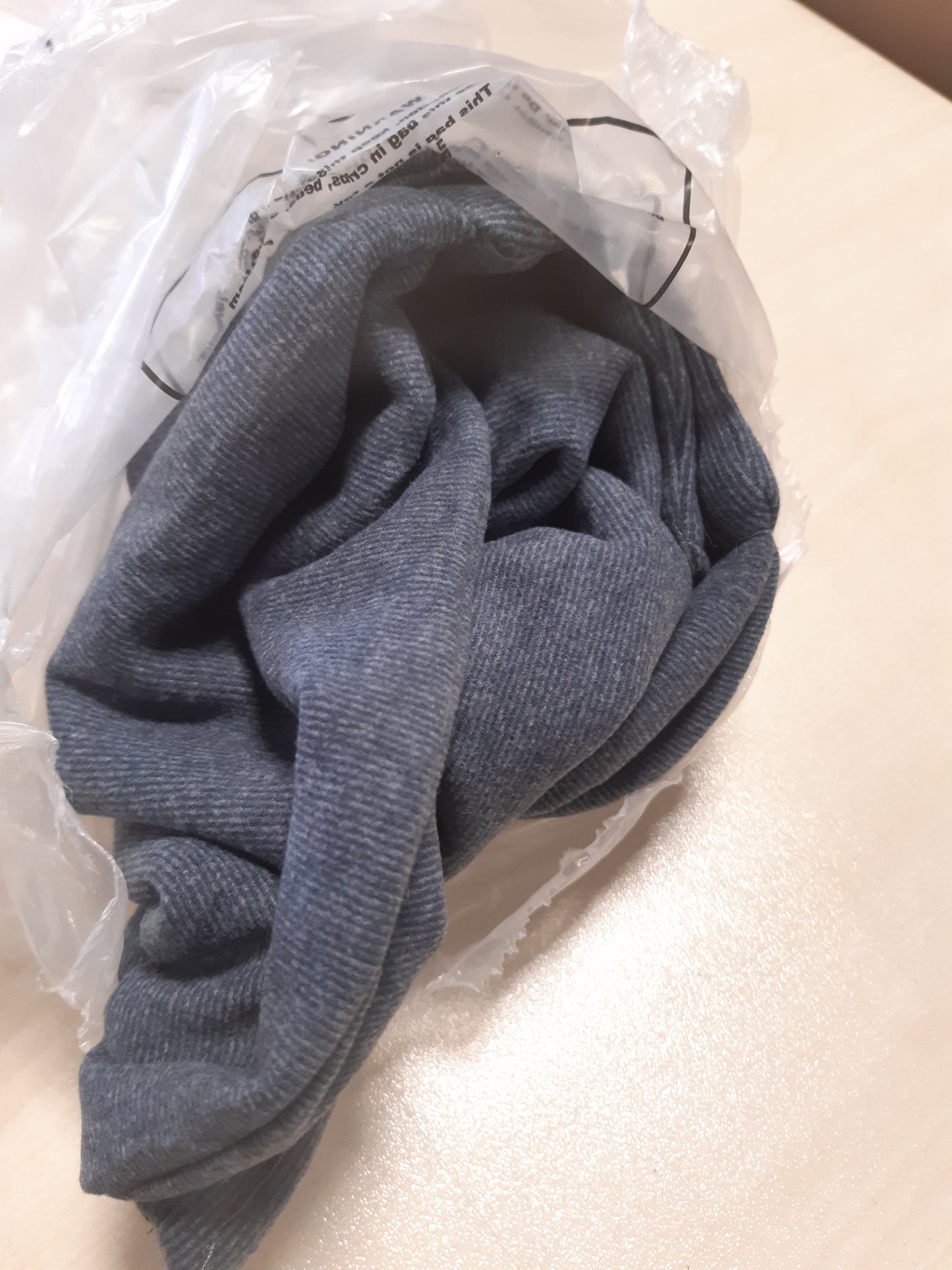 198803 - AOMIG Mbështjellëse Veshësh për Qen të Rregullueshme, Shirita Elastikë, Mbrojtëse Dëgjimi - Materiali i Butë (Ngjyra Gri, Madhësia L)