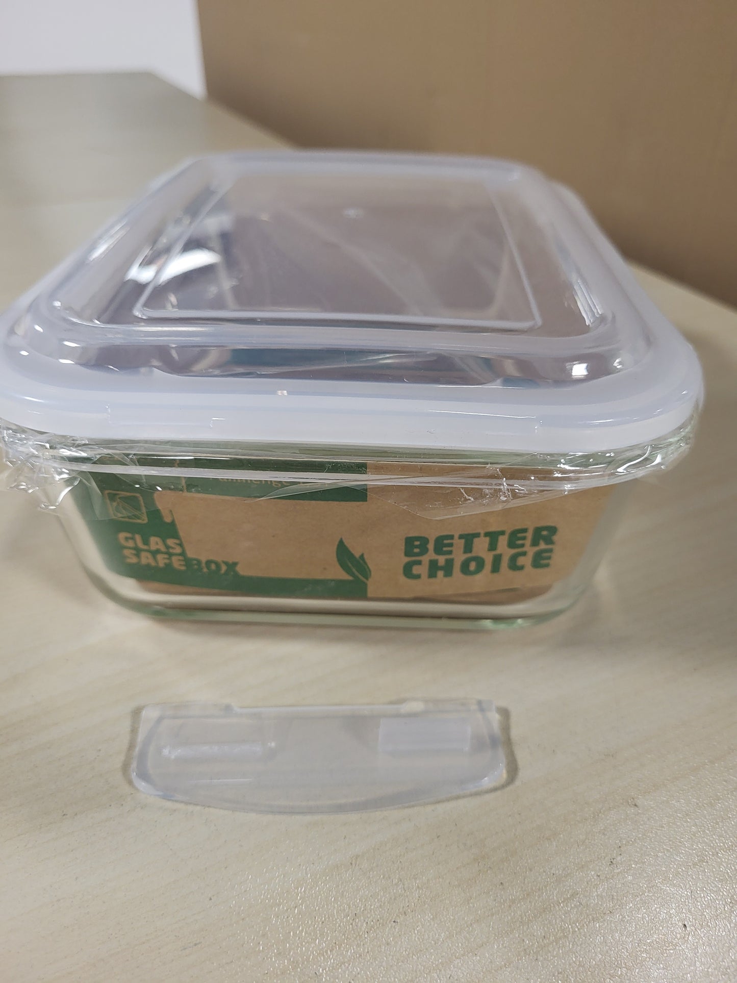 216412 - WENCO Kuti qelqi për ruajtjen e ushqimit, 1500 ml, enë qelqi borosilikat, kundër rrjedhjeve, mbyllje me klik, vulë silikoni, e sigurt për furrë deri në 280°C, frigorifer deri në -20°C