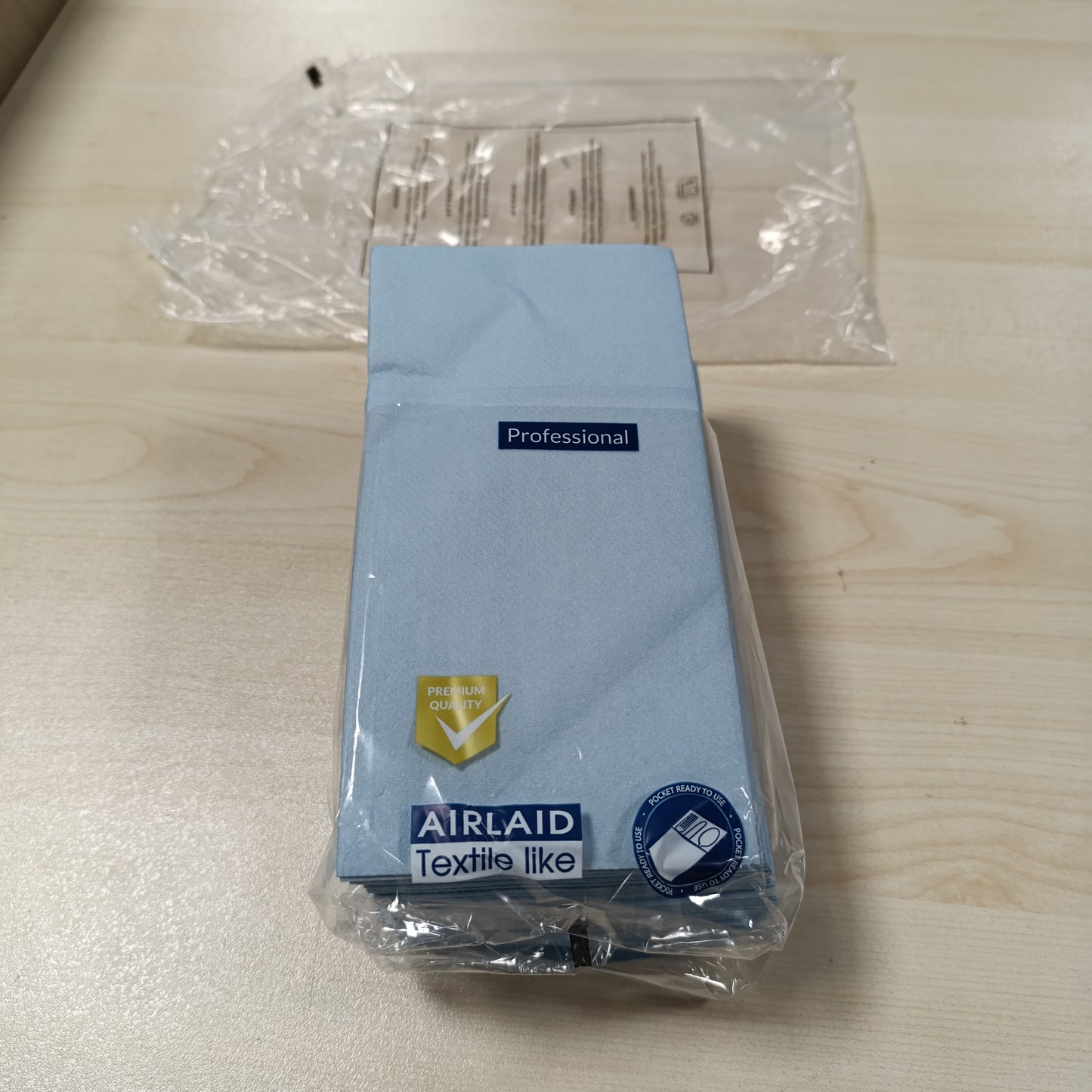 269268 - PAW PECETA PËR TAKËM AIRLAID, 1/8 E PALOSUR, 25 COPË, IDEALE PËR DASMA, PAGËZIME, KUNGIME, DITËLINDJE, XHEPA PËR PECETA PËR TAKËM, BLU E ÇELËT