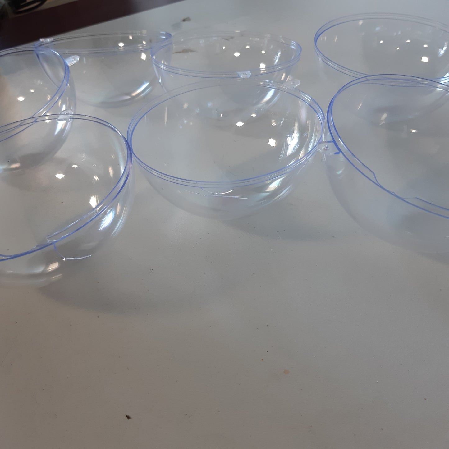 220190 - RAYHER 39469800 Plastik-Kugel 2tlg., 12cm Ø, Set me 4 copë, Kristal, Plastik, 1.2 x 1.2 x 2.1 cm