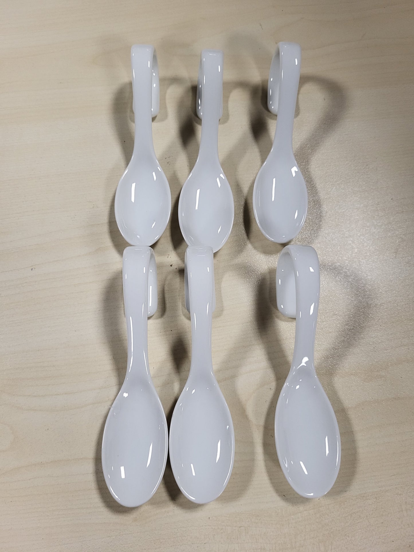 217586 - Zakouski Lugë për meze, 14 cm, e bardhë, 6 copë