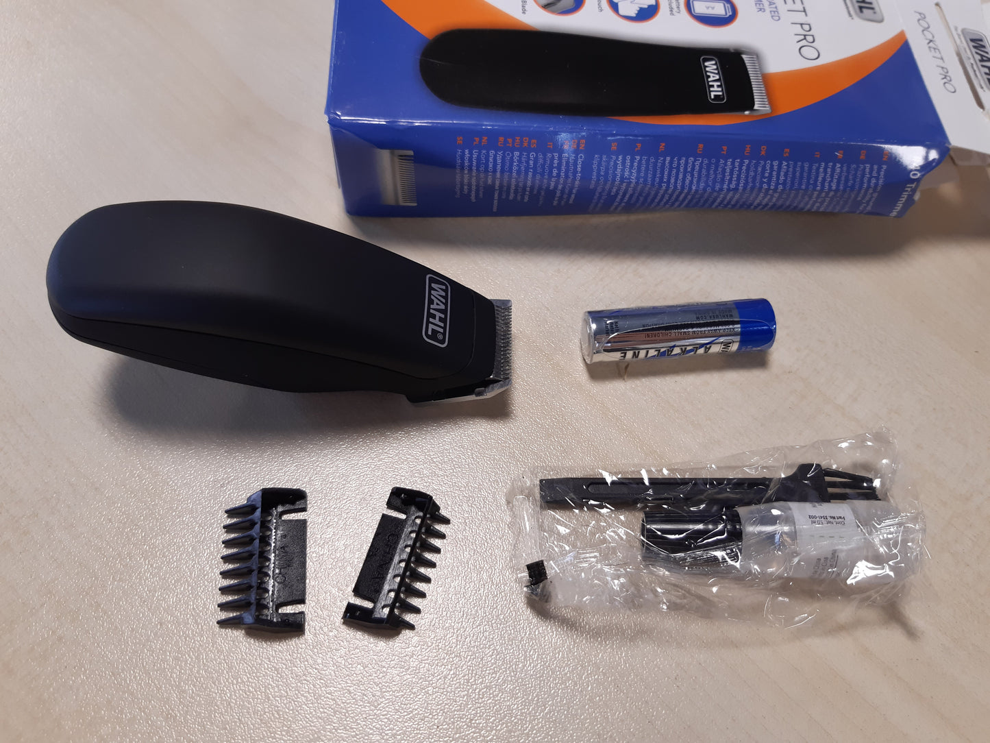 257274 - WAHL Pocket Pro, Makinë Qethëse për Kafshë Shtëpiake, pa Kabëll, Me Bateri