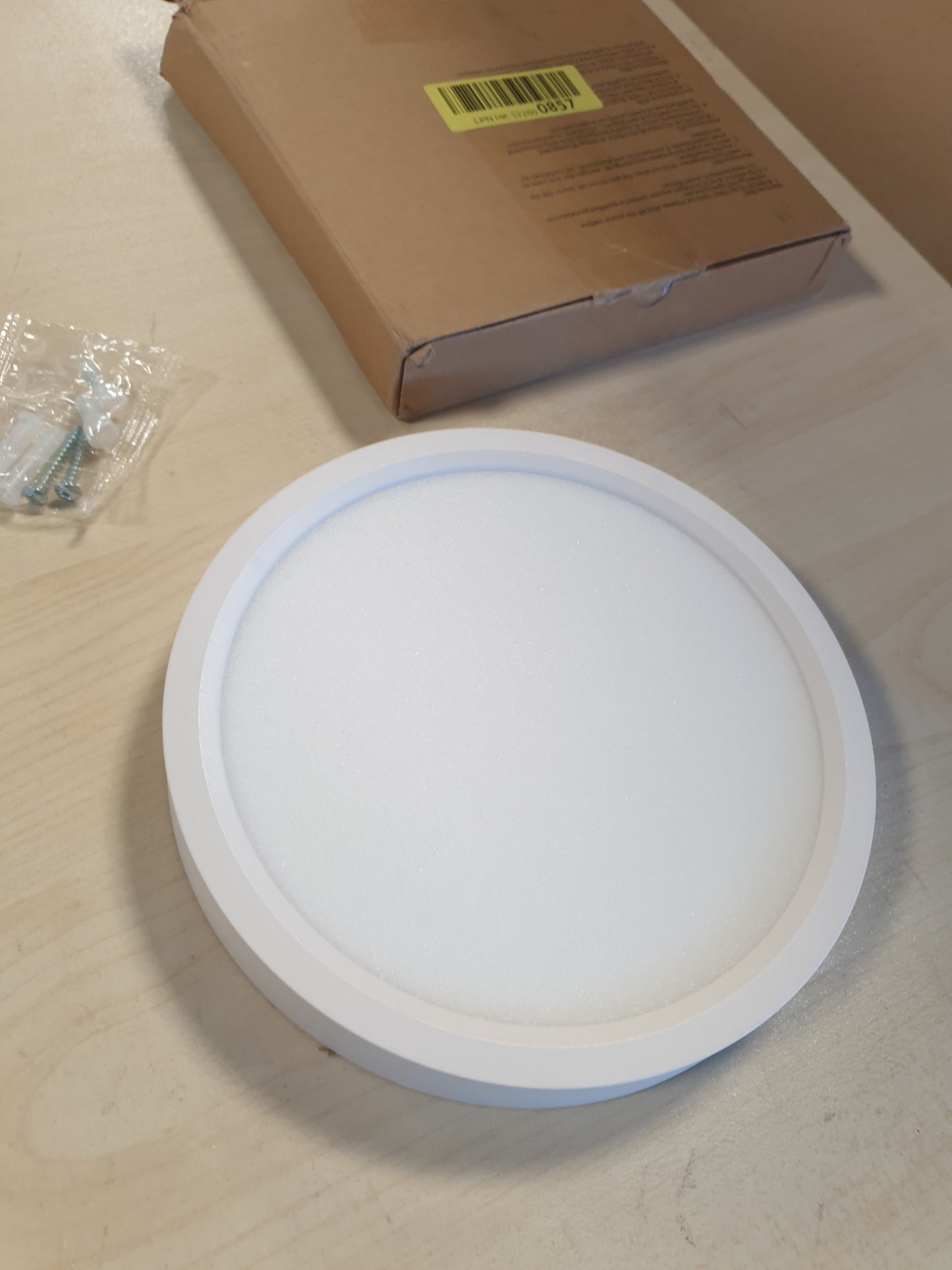 230161 - SLOCHI Llambë Tavani LED, Ø18CM, 3 ngjyra 3000K/4000K/6500K, IP44, 1500LM