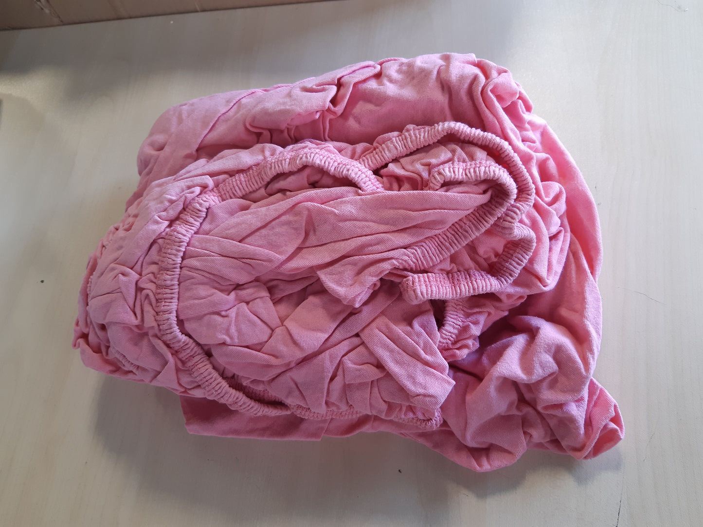 185239 - BUYMAX® Çarçaf me Mbushje 100x200cm, Pako Dysheku, Materiali 100% Pambuk, Xhersi, Lartësia e Dyshekut deri në 25 cm, Ngjyrë Rozë Antike
