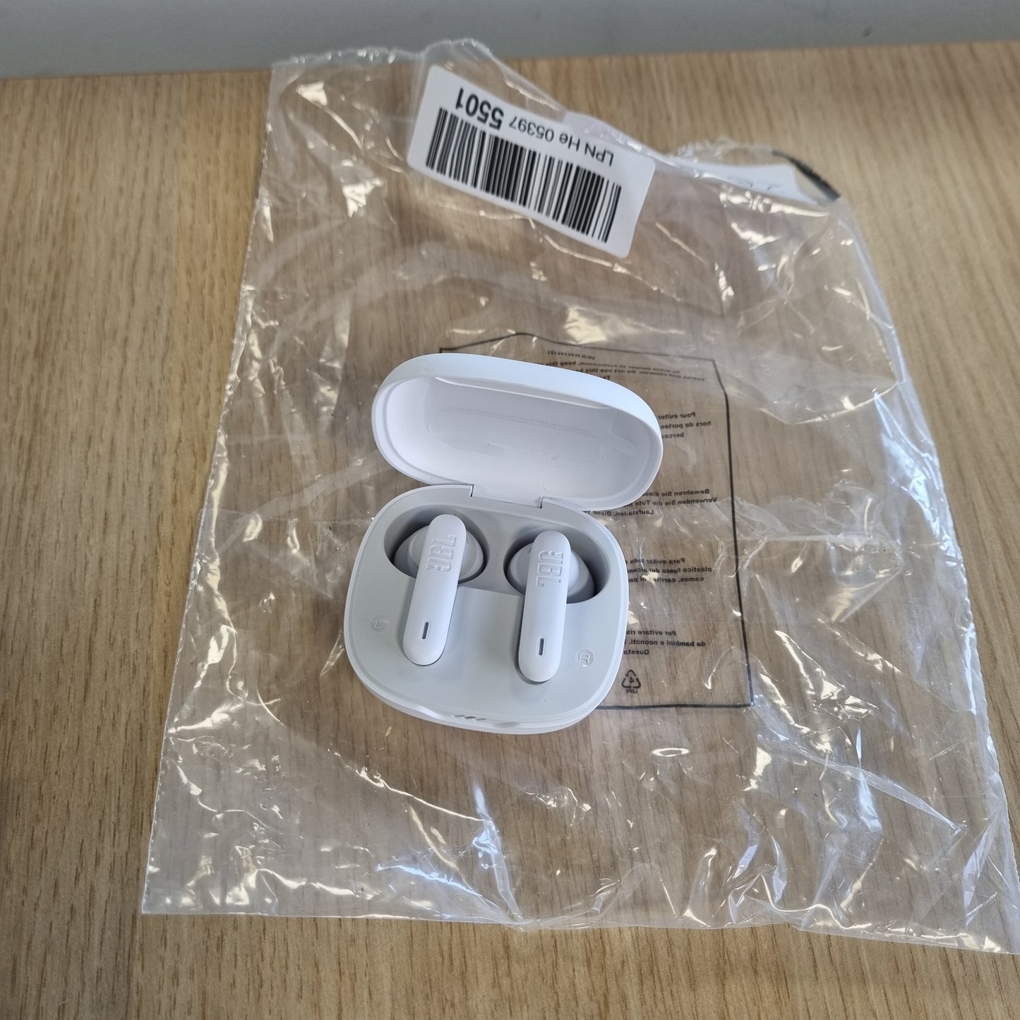 267903 - JBL JBL Wave Flex 2, kufje pa tel Bluetooth në vesh, 40 orë kohë dëgjimi, JBL Pure Bass Sound, Teknologji Smart Ambient, IP54, e bardhë