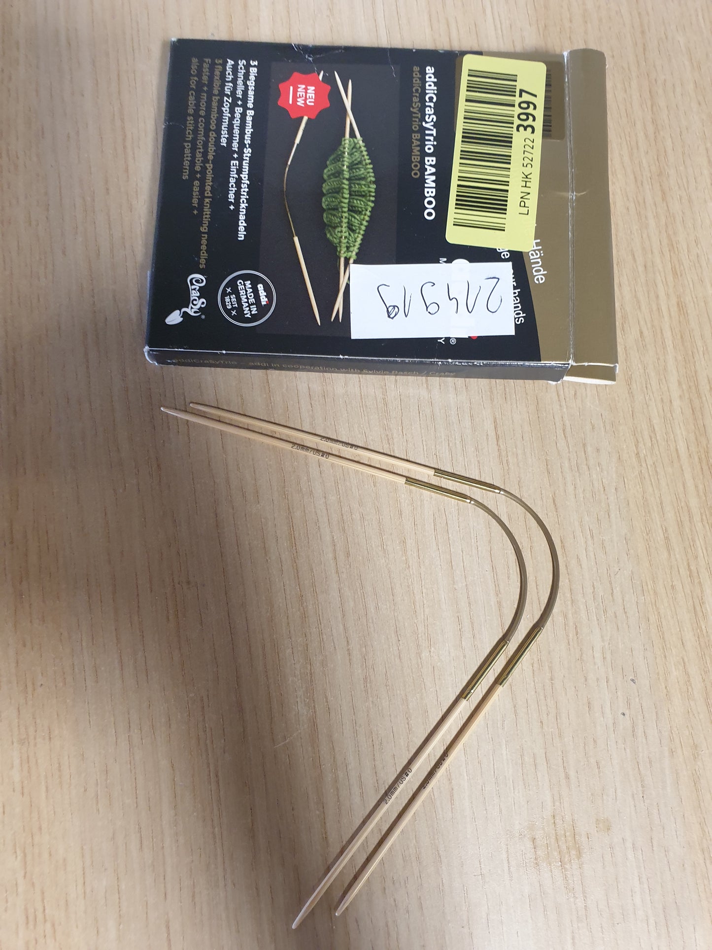 214919 - ADDI Bambu CraSyTrio 24cm x 2.0mm