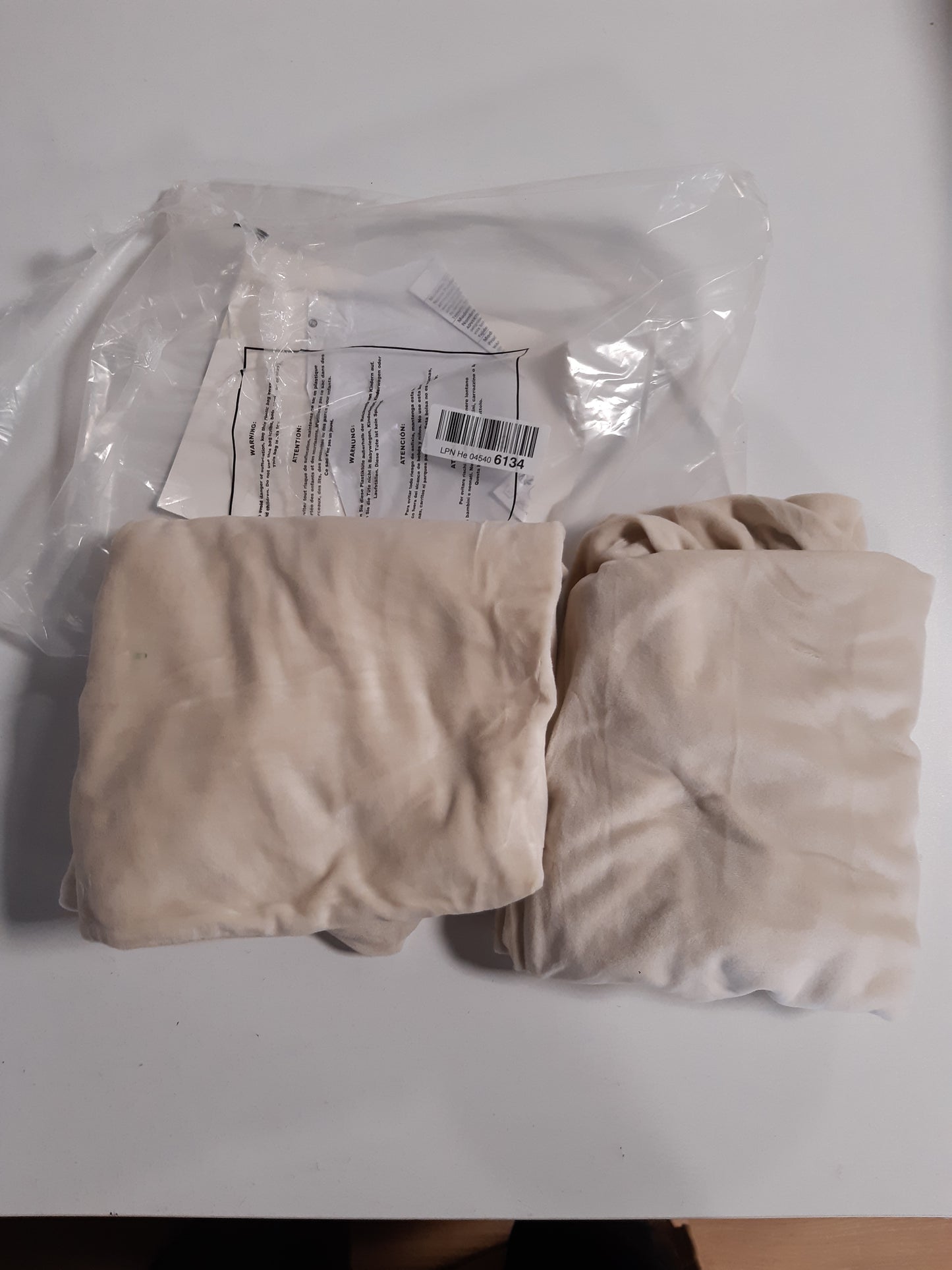 206534 - CYCMACO Seti 2-Pjesësh i Mbulesave prej Kadifeje për Karrige Ngrenie, Mbulesë Universale Elastike, e Trashë, Mbronjtëse, e Përshtatshme për Hotele, Restorante, Bankete dhe Kuzhina, Ngjyra Bezhë