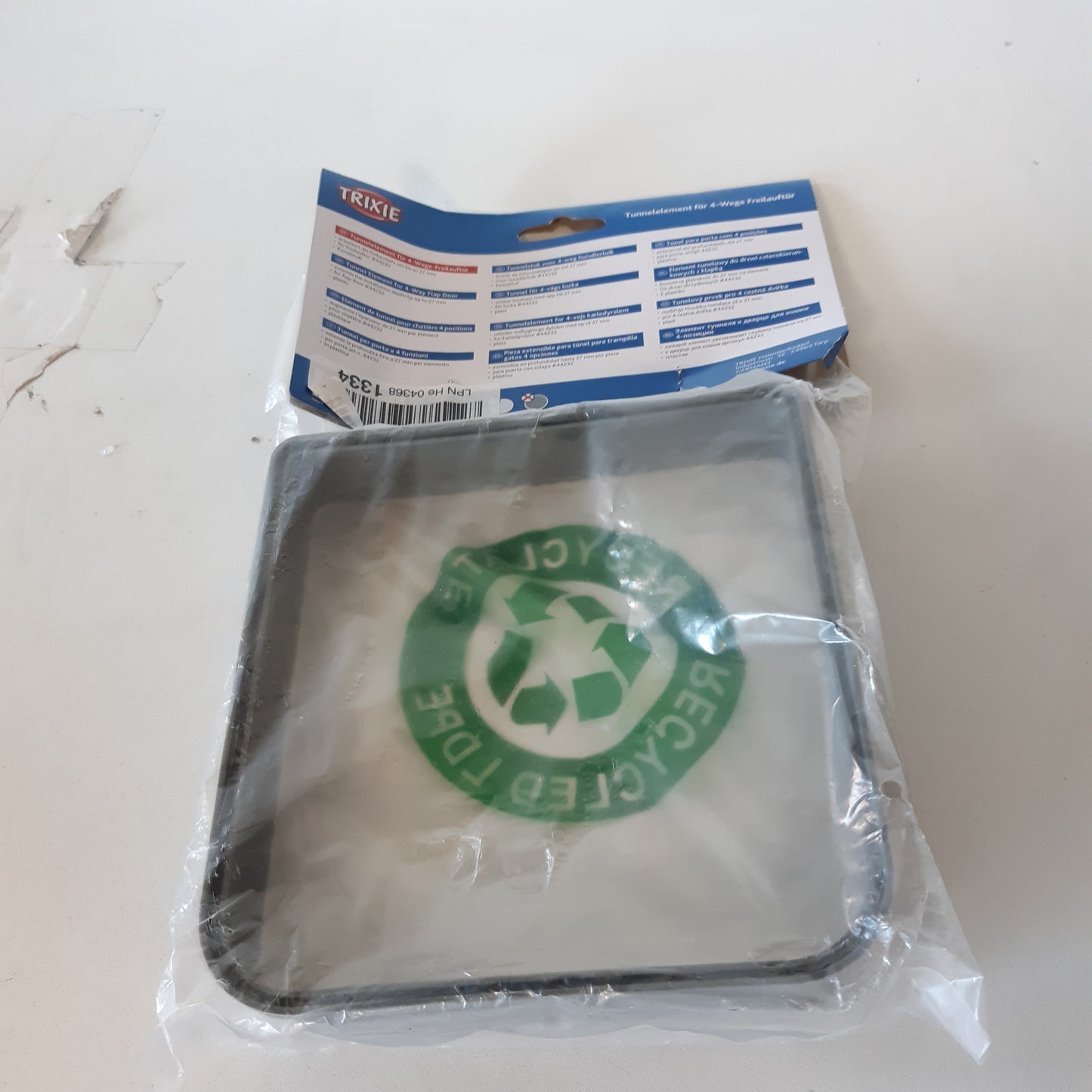 216612 - TRIXIE Element Tuneli Zgjatues për Derën me Lëvizje të Lirë TRIXIE 44232, zgjat thellësinë e instalimit me 27 mm, Plastik, Gri, 44252