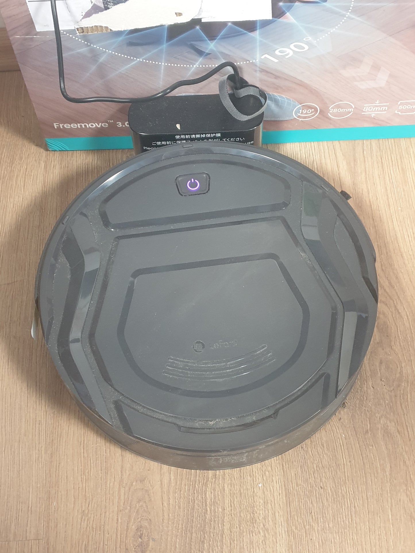 255071 - LEFANT Fshesë me korrent robotike M210PG 2200Pa, WiFi, e pajtueshme me Alexa, kohëzgjatje pune 120 minuta, optimizuar për qilima dhe dysheme të forta me stacion karikimi