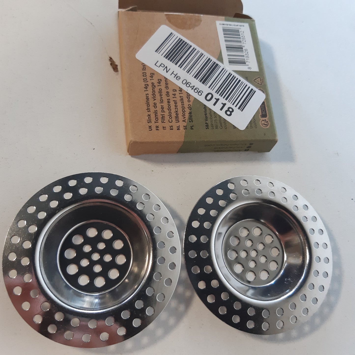 258435 - Kitchen Helpis® Kullues Kullimi 14g, Çelik Inoks, Kullues Flokësh për Dush