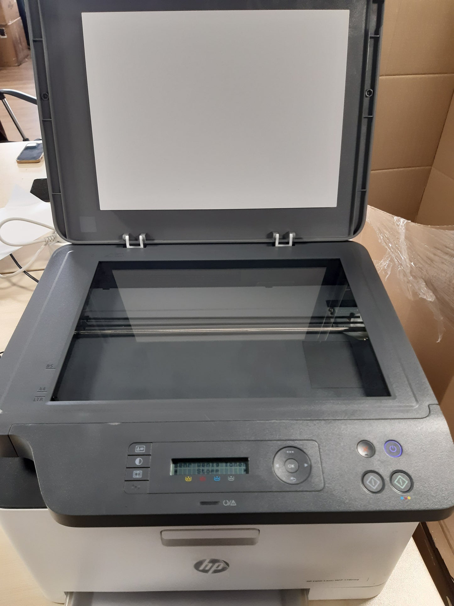 188613 - HP COLOR LASER MFP 178NWG - Printer Lazer me Ngjyra dhe Shumëfunksional, me Printim, Kopjim, Skanim, Wi-Fi, Ethernet, USB, Aplikacion Inteligjent