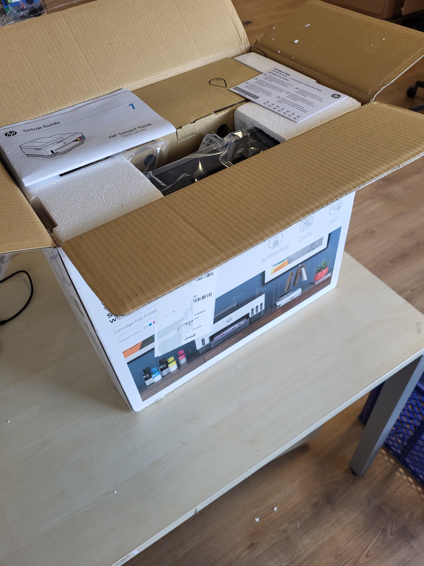 267546 - Printer Shumëfunksional HP Smart Tank 7605 4-në-1, Wi-Fi, Duplex, ADF, 3 vjet bojë e përfshirë, garanci 3-vjeçare, rezervuar i madh boje, rendiment i lartë, printim me cilësi të lartë