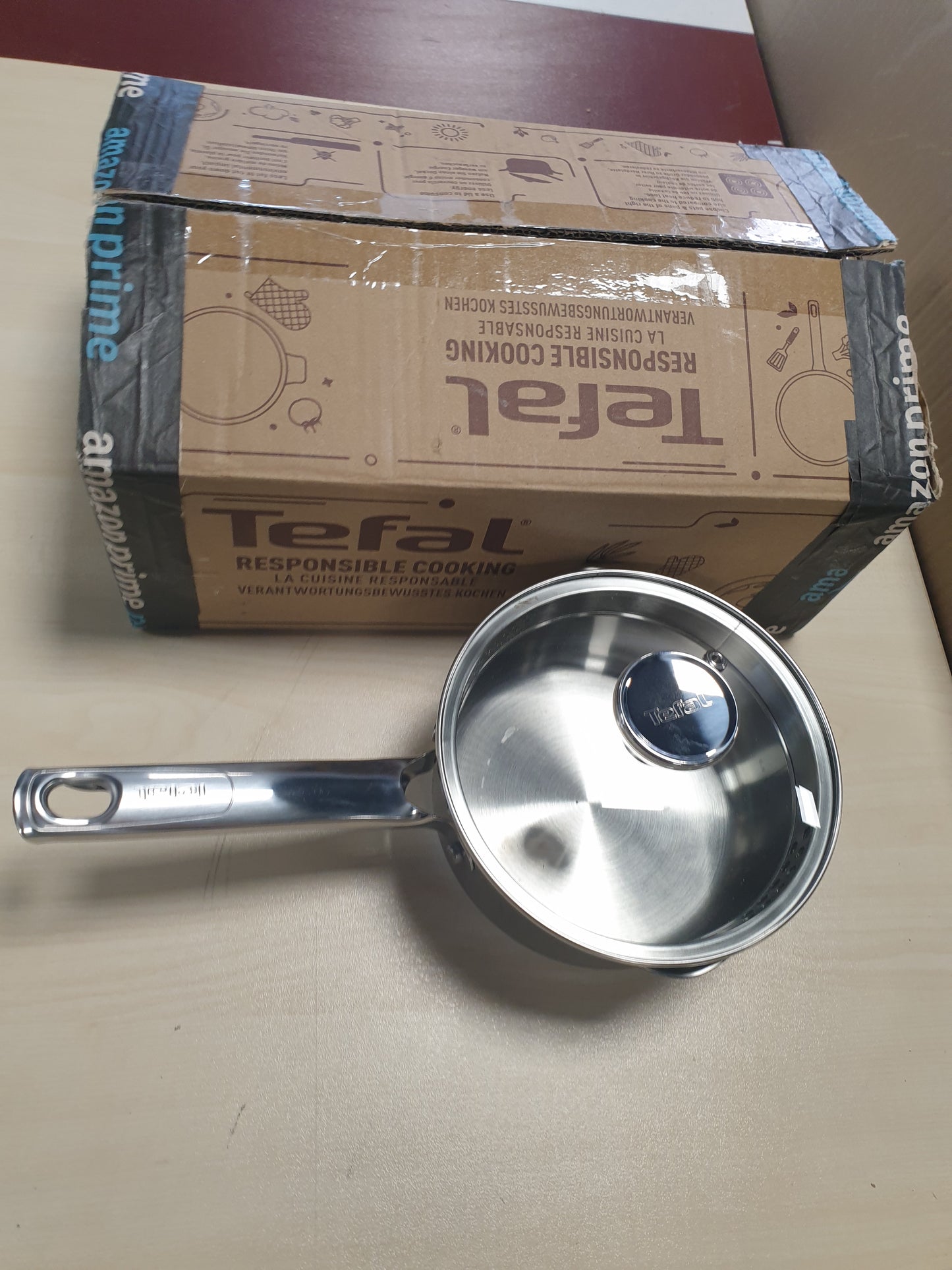 260705 - TEFAL A70522 Tenxhere Duetto | me kapak | 16 cm | çelik inox.