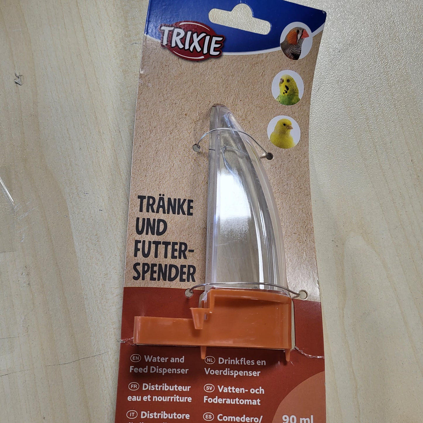 249051 - TRIXIE Dispensues për Pirje dhe Ushqyerje - 90 ml - 12 cm - Ngjyra të Ndryshme