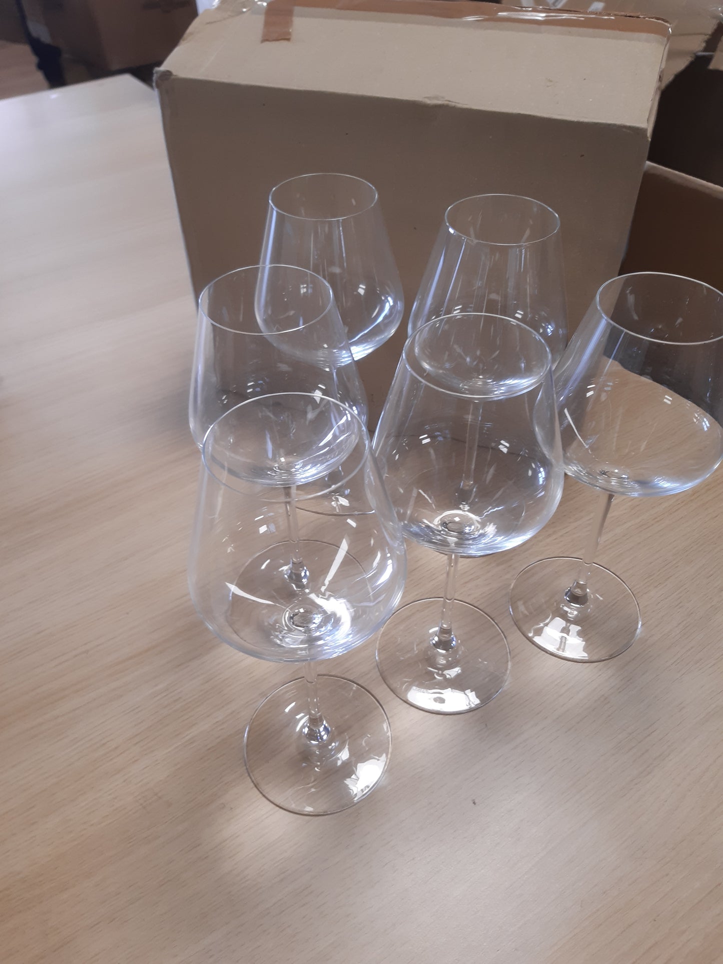 199548 - SHEF DHE SOMELIER - Gota të Veçanta me Fron 47cl, Set Prej 6 Copë, të Prodhuara në Francë, Paketim i Përforcuar