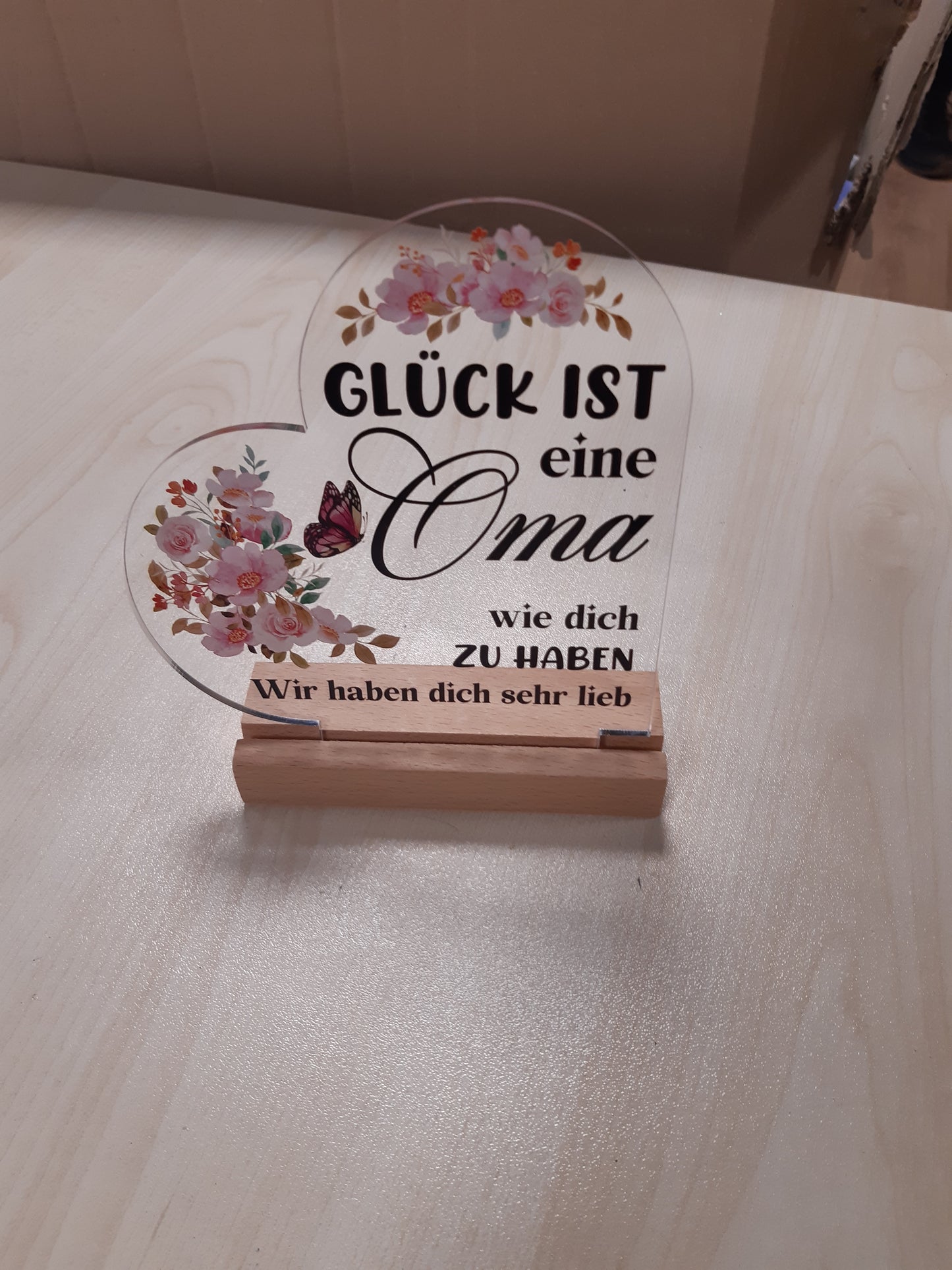 210770 - DHURATA PËR DITËLINDJEN E GJYSHES, Ornamente Dekorative Akrilike për Krishtlindje dhe Ditëlindje