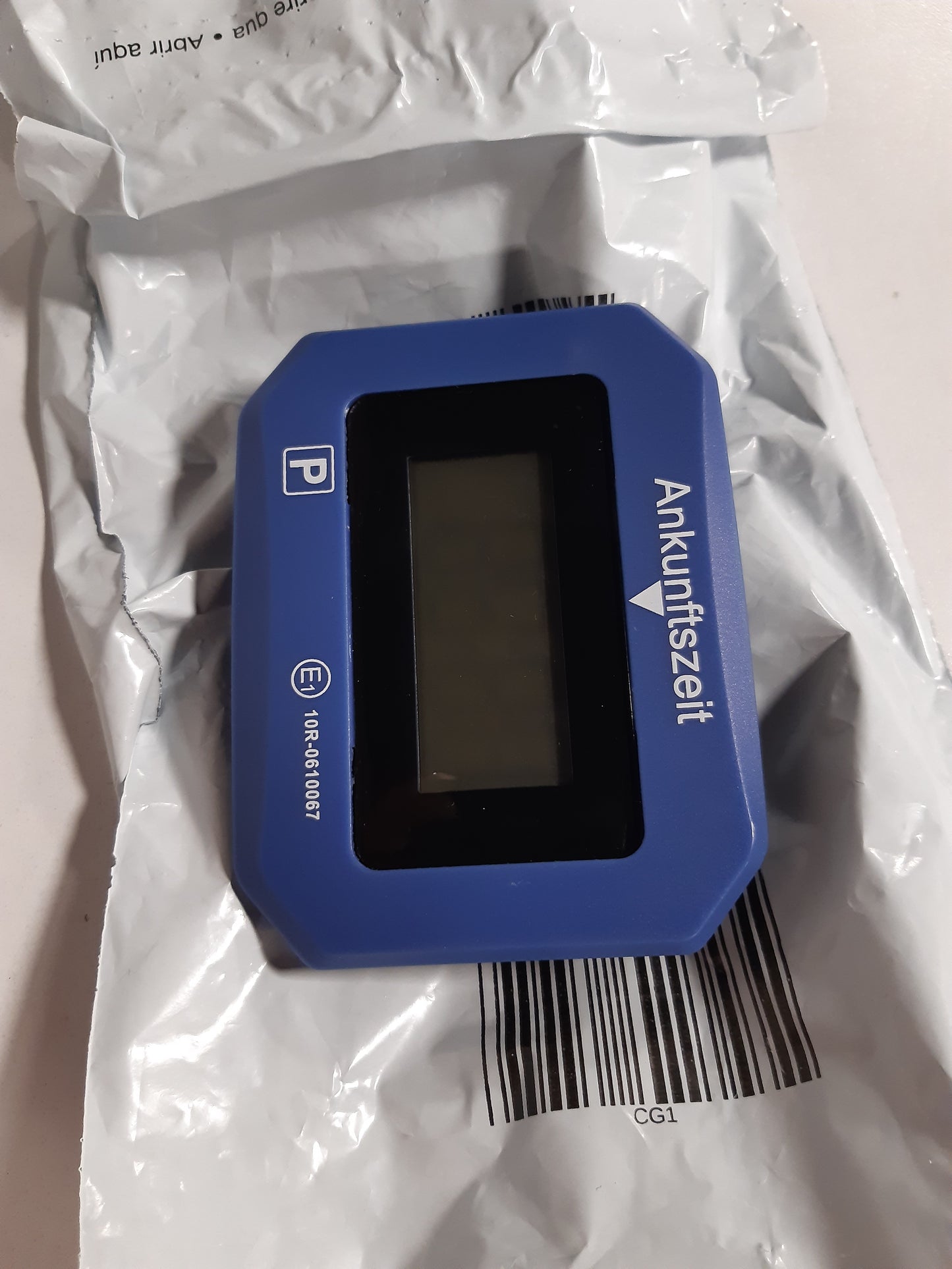 163822 - CARTTREND Disk Parkimi Dixhital për Makina, me Miratim KBA, Mbërritje Automatike, me Ekran, Bateri dhe Ngjitës 3M i Përfshirë