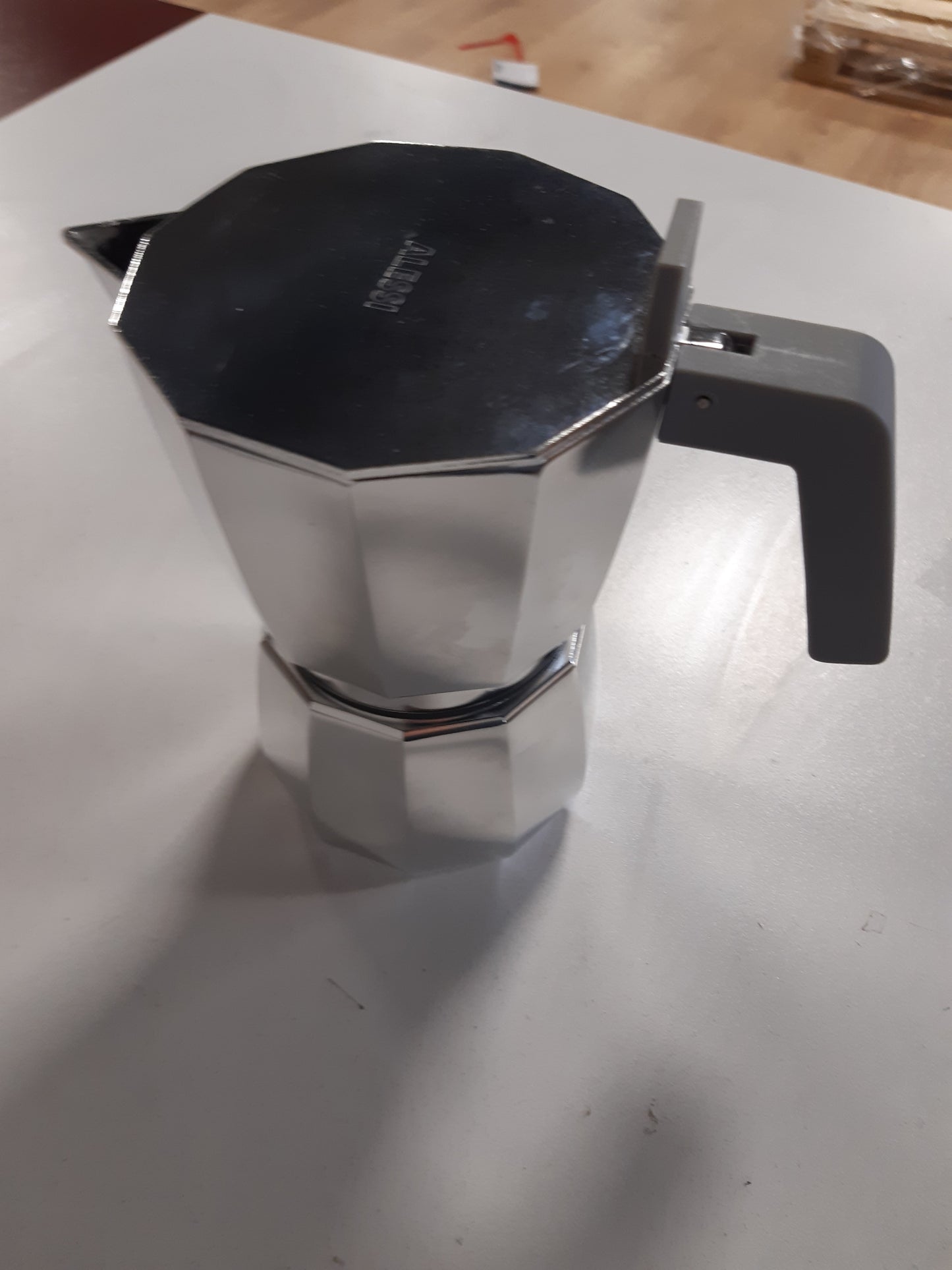 250393 - ALESSI Makinë për Espresso DC06/6, alumini, argjend/e zezë