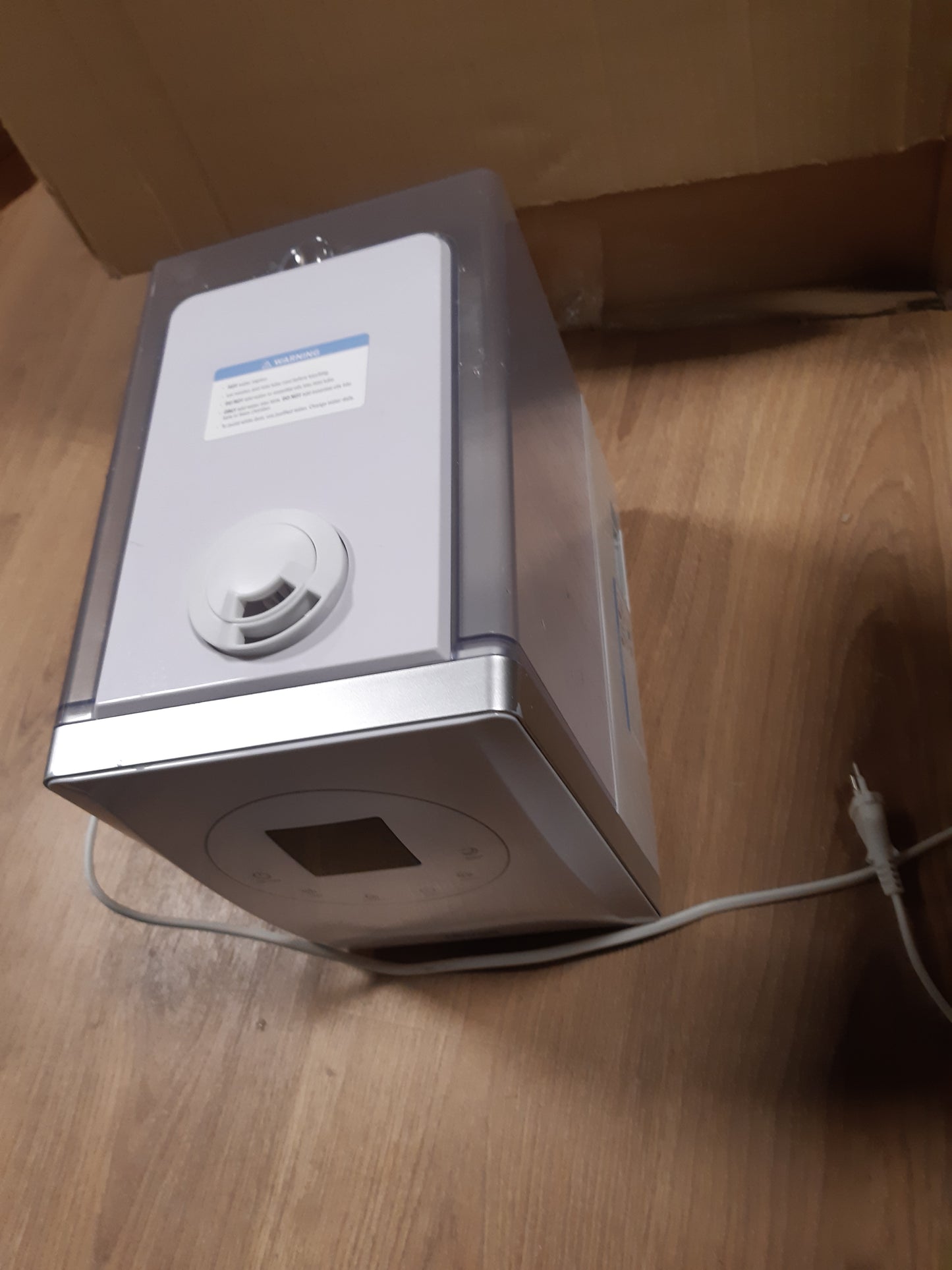 160638 - LEVOIT LV600S Lagështues Ajri Ultrasonik 6L, Kontroll Inteligjent, Mjegull i Ngrohtë dhe i Ftohtë, Dizajn Mbushjeje nga Sipër, Aromaterapi, Kapacitet për Shtëpi deri në 40-70m², i Bardhë