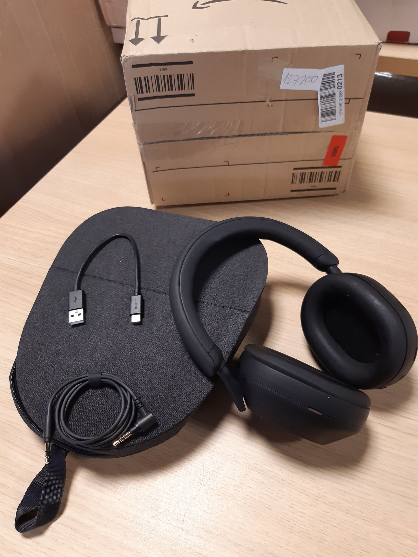 127200 - SONY WH-1000XM5 | Kufje pa tel me anulim zhurme, lidhje shumëpikëshe, kohëzgjatje baterie deri në 30 orë, karikim i shpejtë, përkrahje për Alexa, Google Assistant dhe Siri - Ngjyra e Zezë