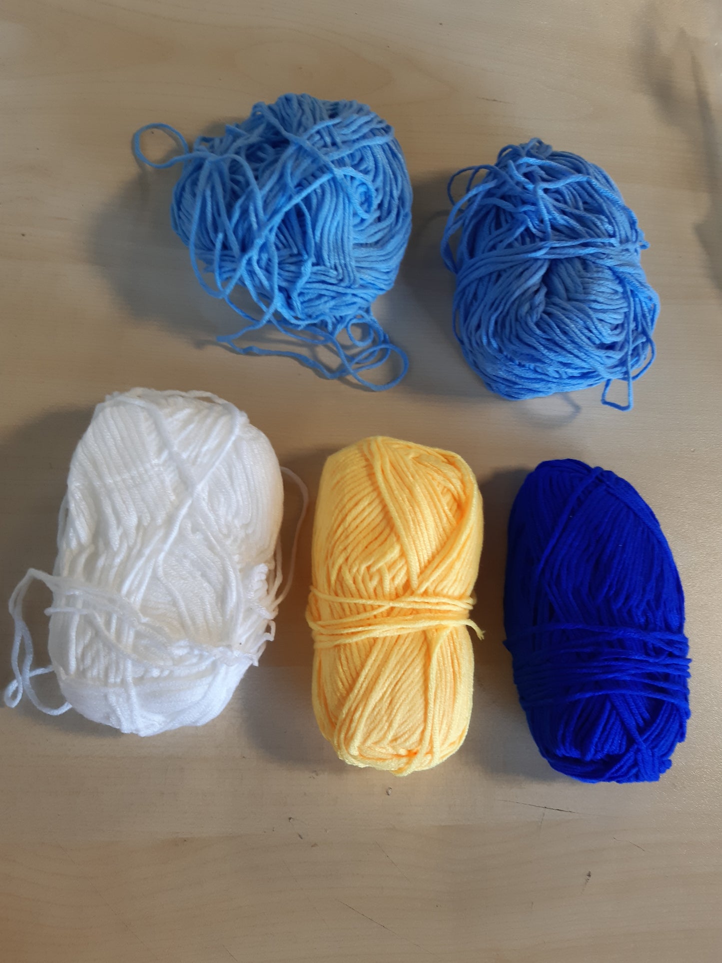 216048 - MAXEE Fije me grep 250g (50g*5 Ngjyra), Lesh akrilik për thurje