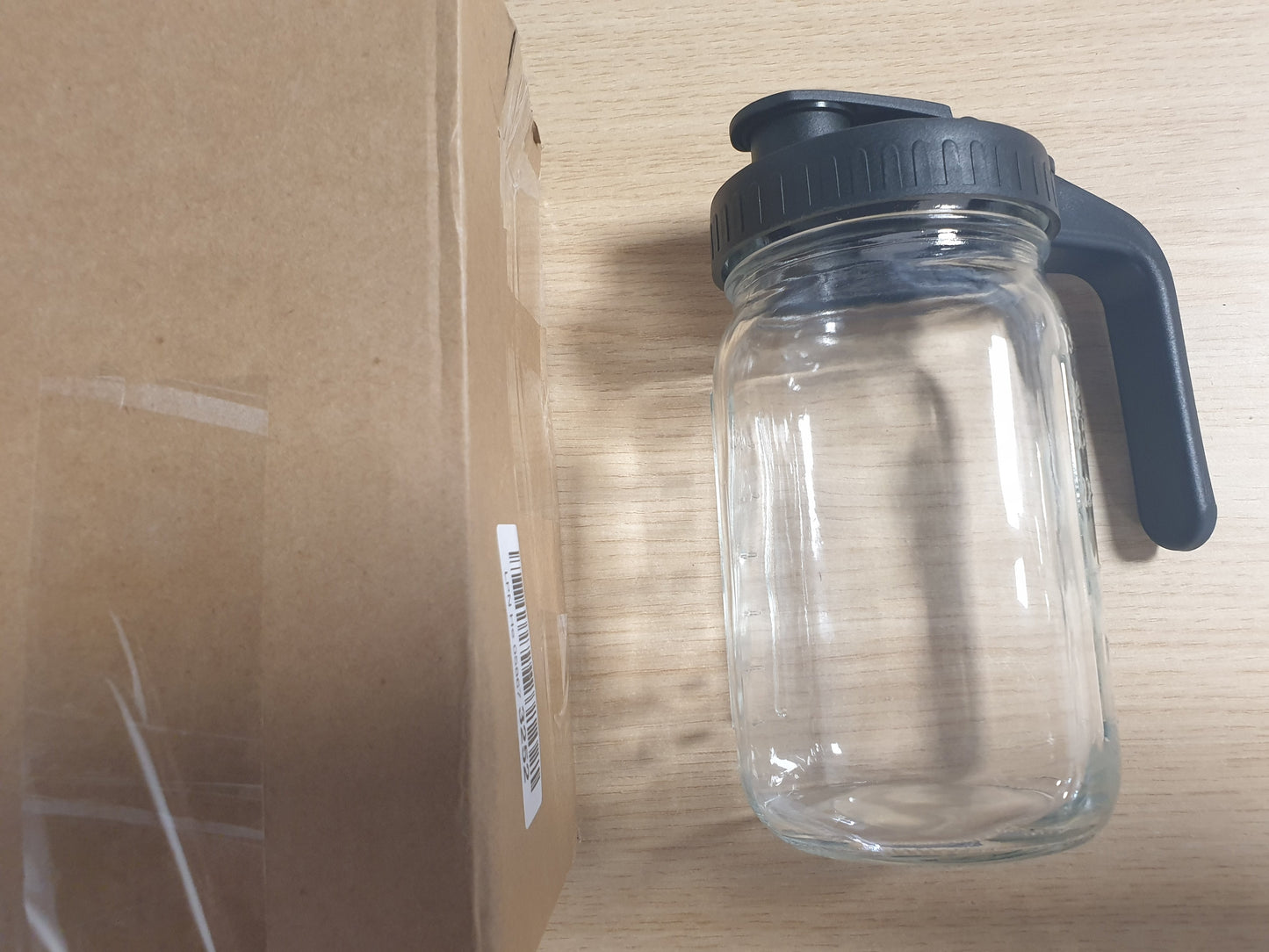 215599 - Kavanoz qelqi 32oz me kapak derdhës