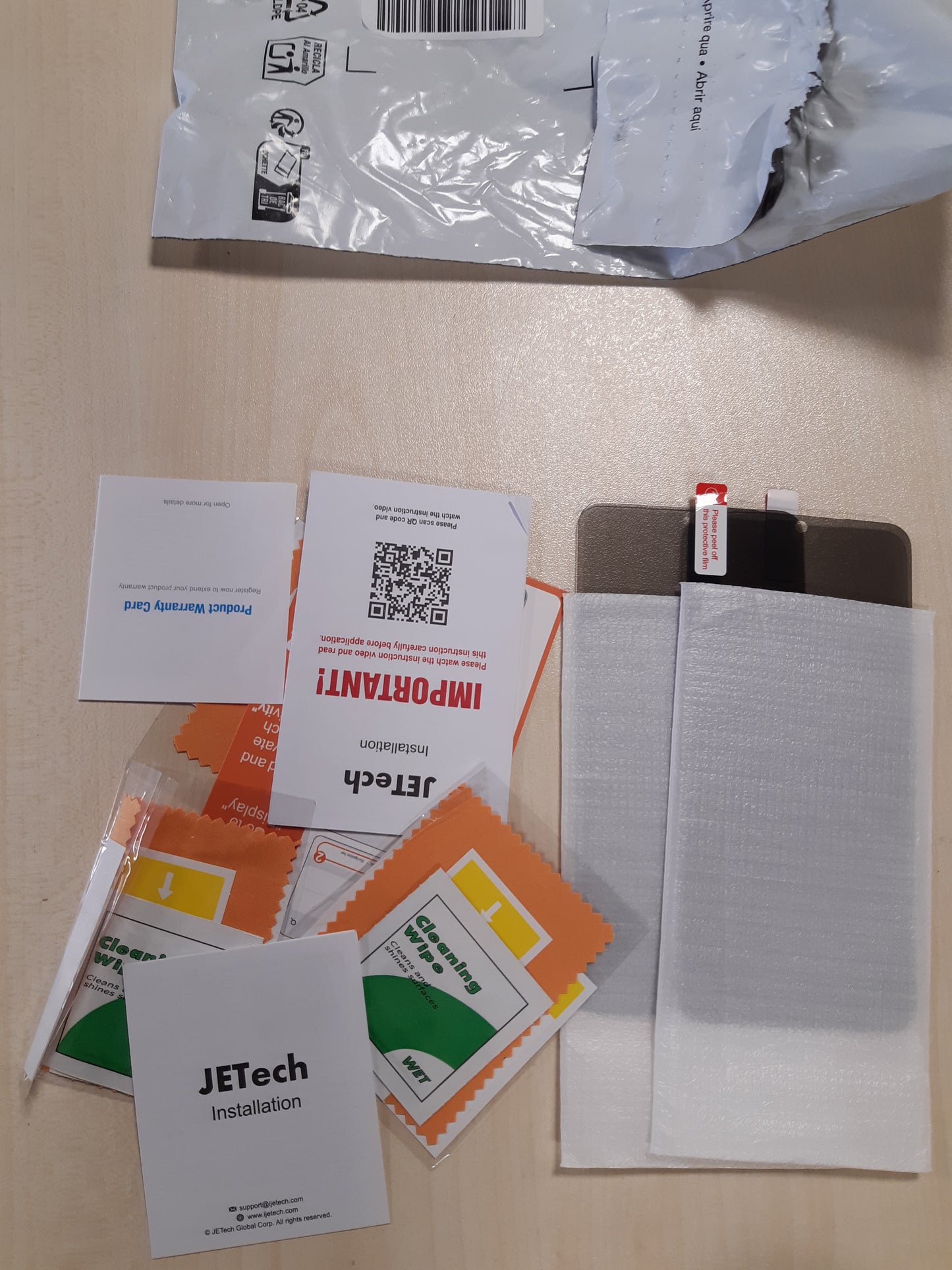 190134 - JETech MBROJTËS EKRANI për Samsung Galaxy S24+ / S24 Plus 5G, 6.7 inç, me Mbrojtje nga Kamera, Fletë prej Xhami të Temperuar Anti-Spy, Kompatibël me ID të Gjurmëve të Gishtërinjve, Pako prej 2 copë