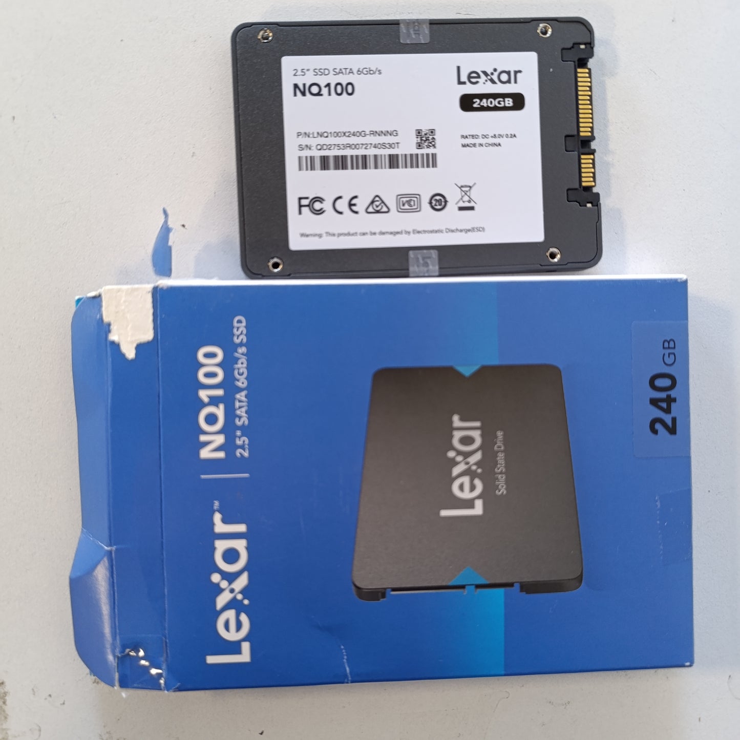 266602 - LEXAR NQ100 2.5" SATA III 240 GB SSD, Lexim deri në 550 MB/s, SSD i Brendshëm për Laptop, Desktop/PC