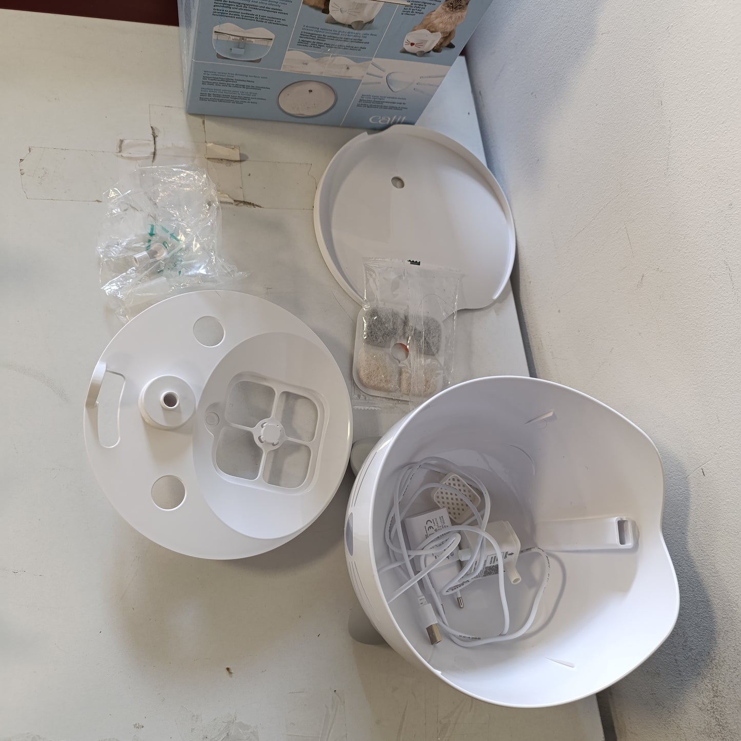 222404 - SHATËRVAN PIKSI | Piksi për Mace Catit Pixi, Kapacitet 2.5L, I Bardhë, 1 copë