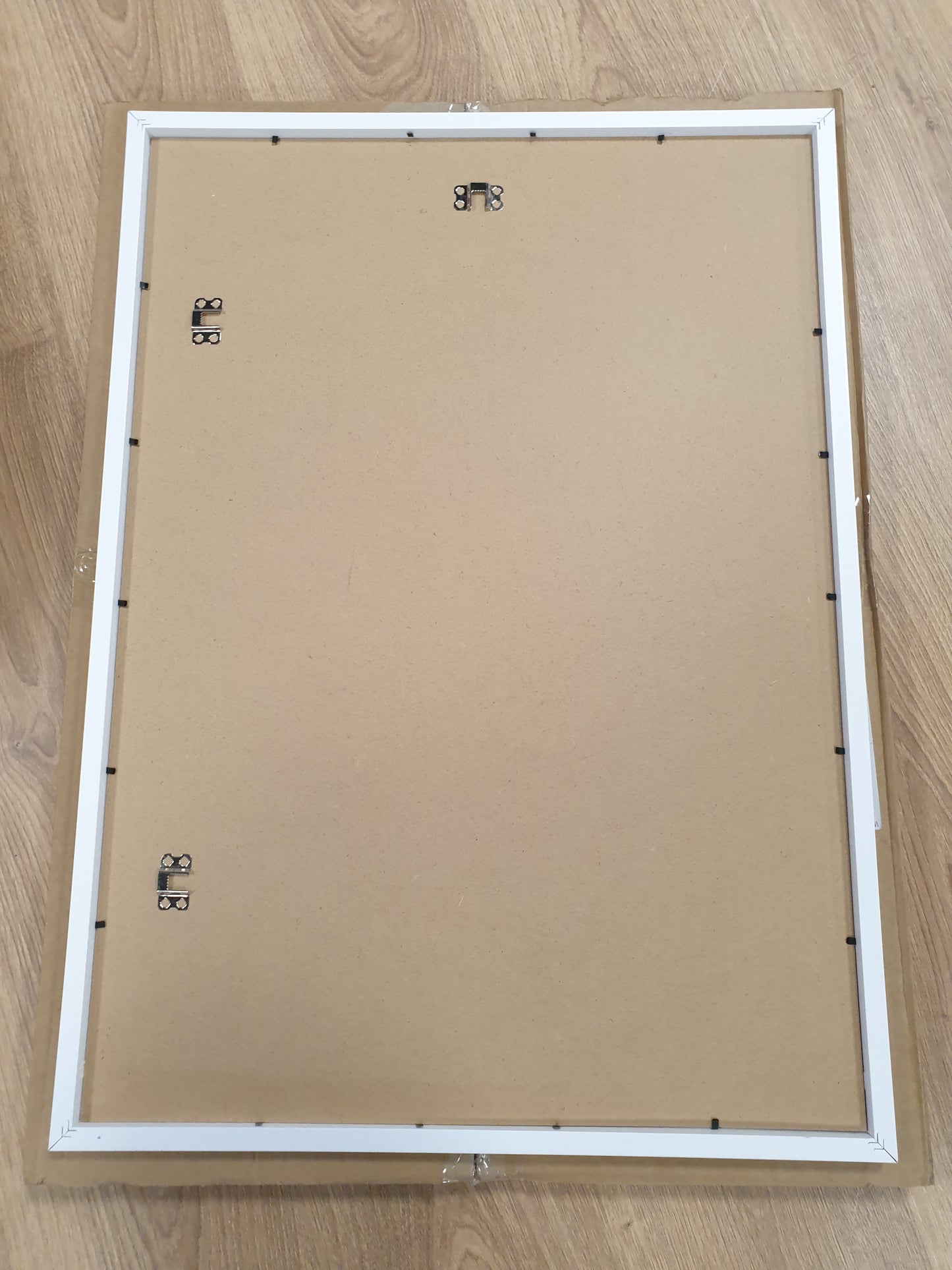 176197 - WYEWYE - Kornizë Fotografie 50x70, Kornizë prej Druri MDF e Bardhë, me Xham Akrilik, Për Varje Vertikale ose Horizontale, Për Foto, Postera, Puzzle