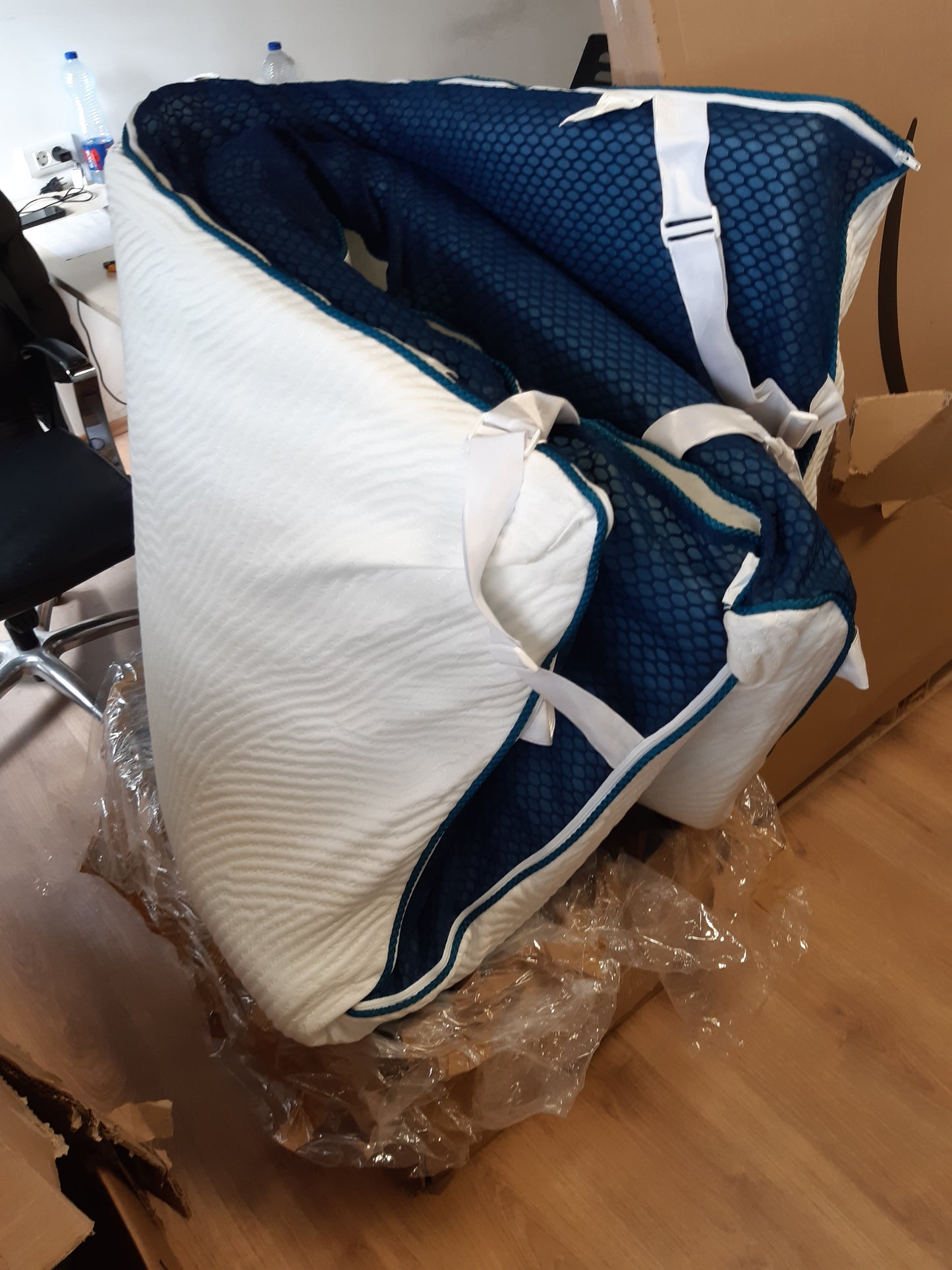 159464 - LINSY HOME Mbulesë Dysheku me Xhel, 160x200cm, Lartësi 7.5cm, Shkumë Memorjeje, Fortësi H2/H3, Mbulesë e Lajshme Tencel™