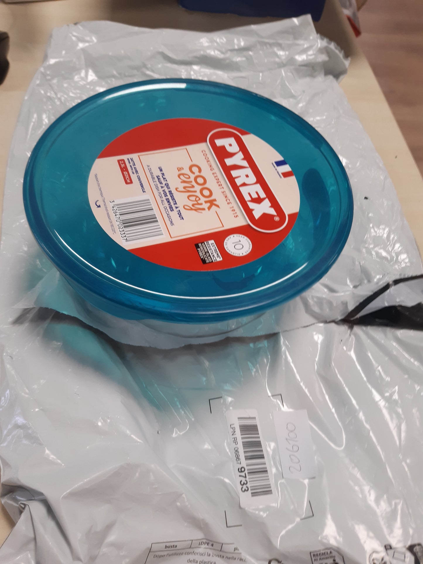 206100 - DAJAR Tas për Përzierje Sallate nga Pyrex, Materiali: Qelq, Ngjyra: Transparent, Madhësia: Ø21 cm, Sasia: 1 Njësi