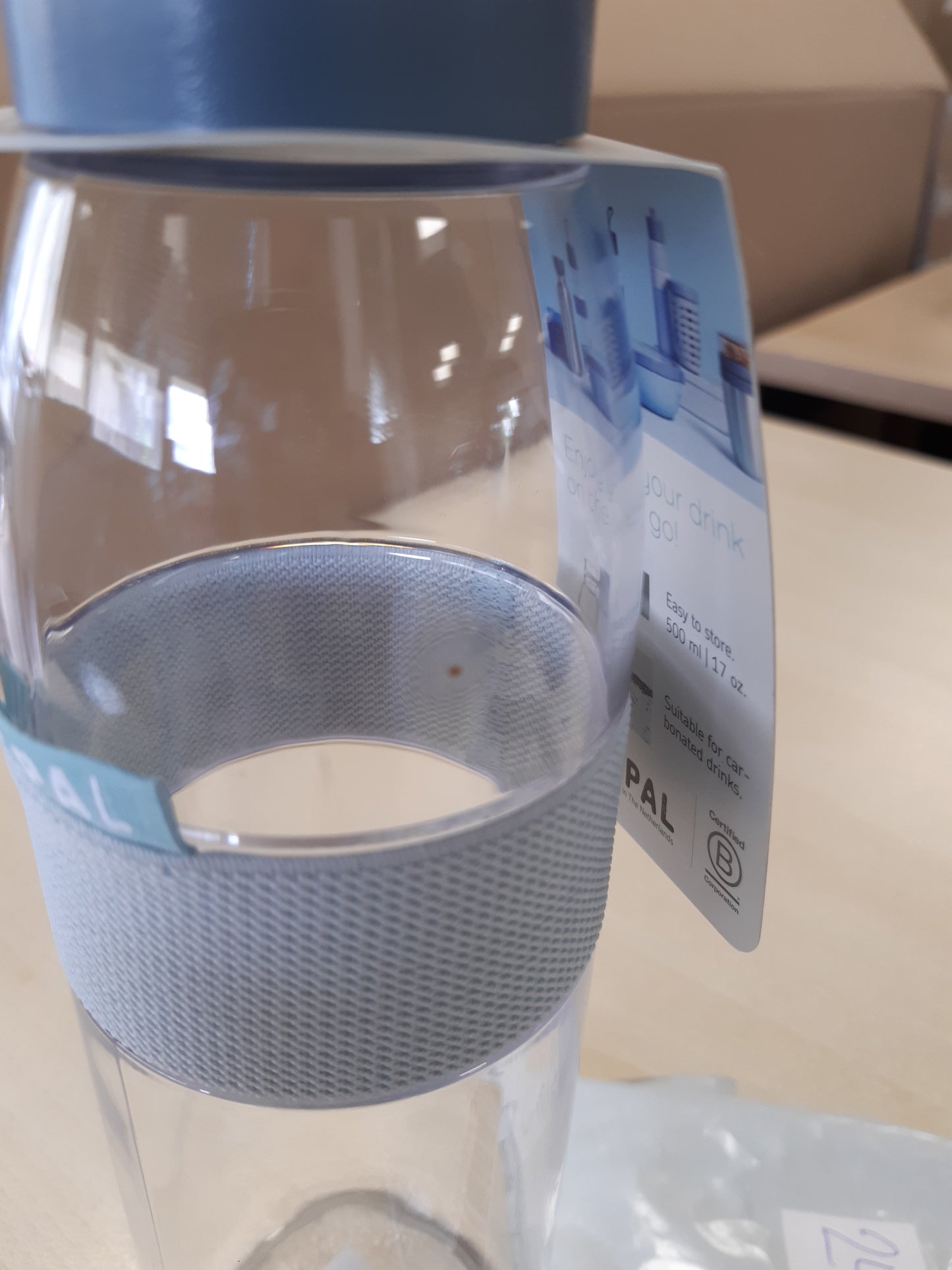248233 - MEPAL Shishe Uji e Ripërdorshme Ellipse 500ml, Papërshkueshme nga Rrjedhjet, Blu Nordike