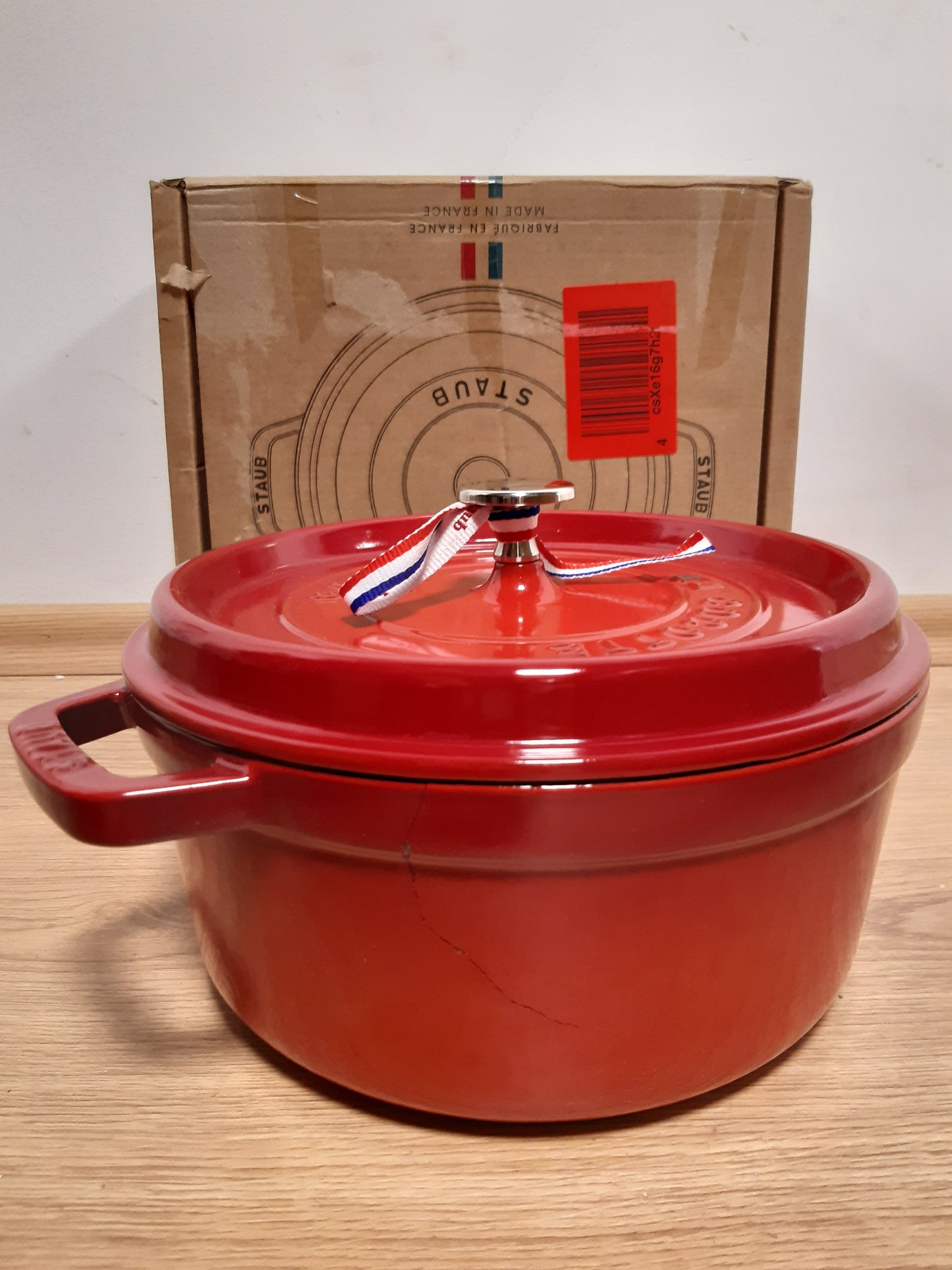 135017 - STAUB Rrumbullakët Cocotte, 4 Qt, ngjyra e kuqe qershi